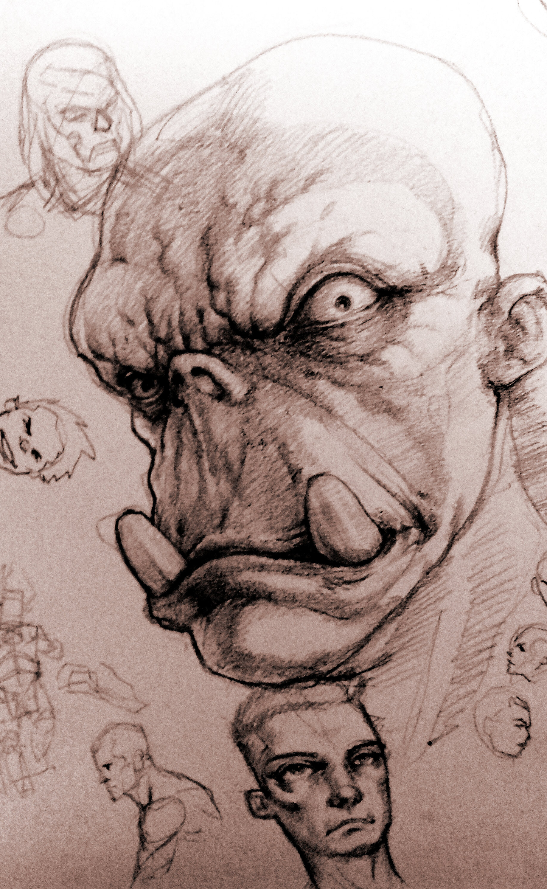 ArtStation - Massive Goblin Head - Sketchbook Page