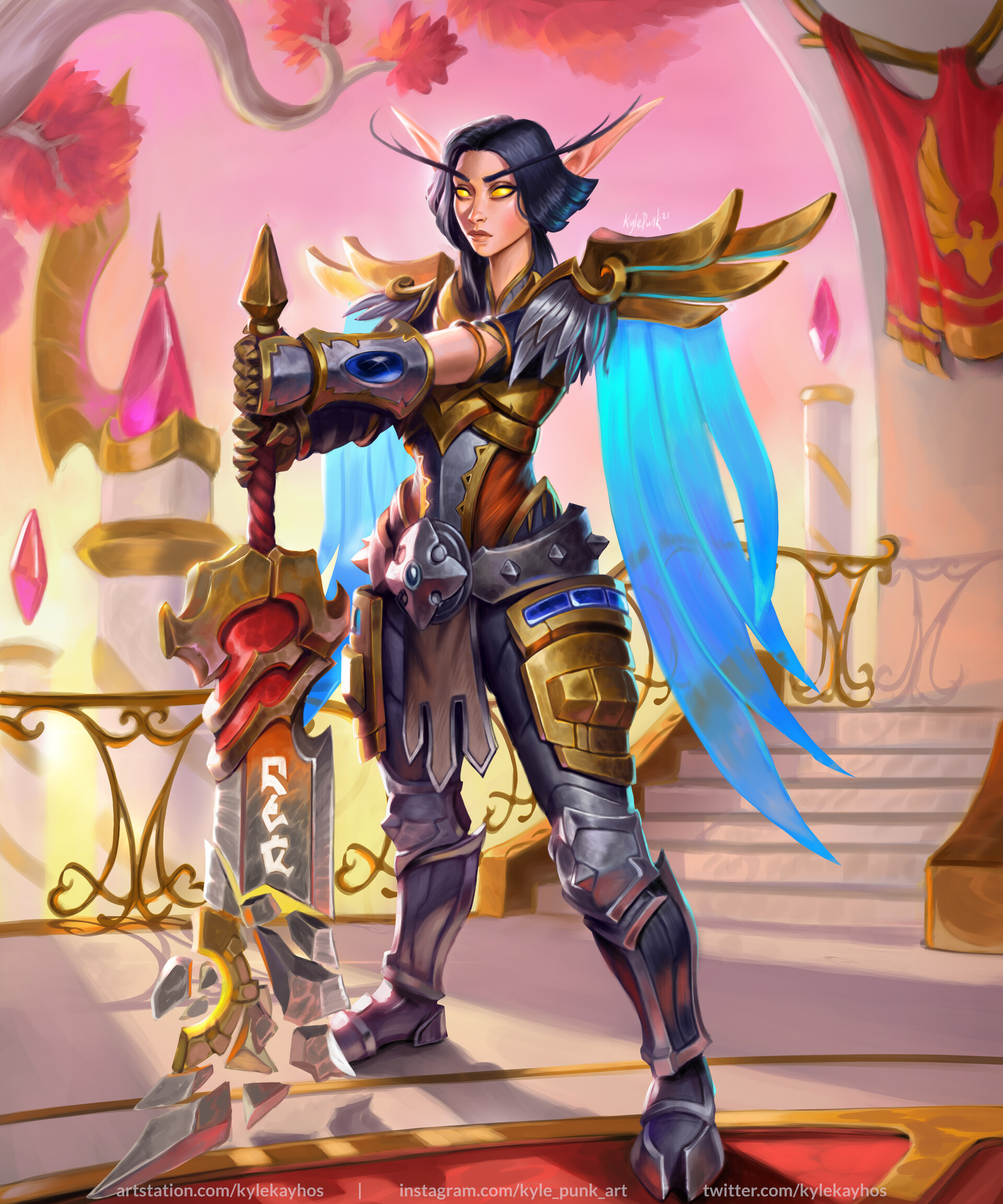 Artstation - Retribution Paladin Commission