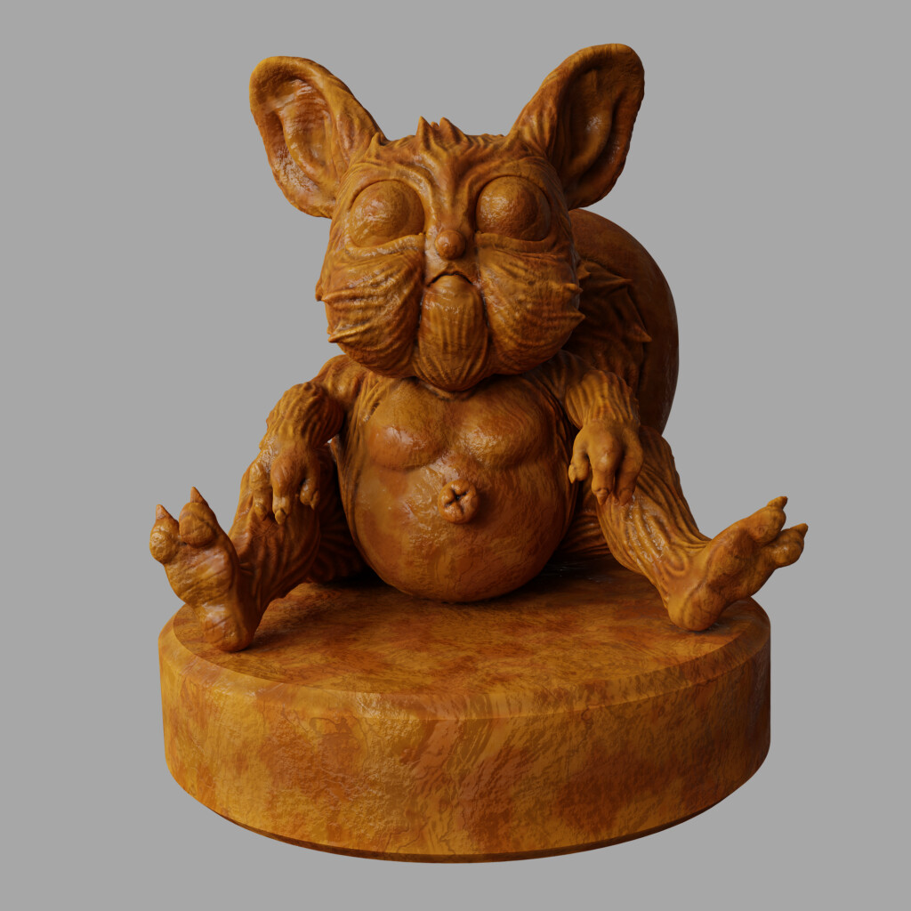 Artstation Cute Monster Clay