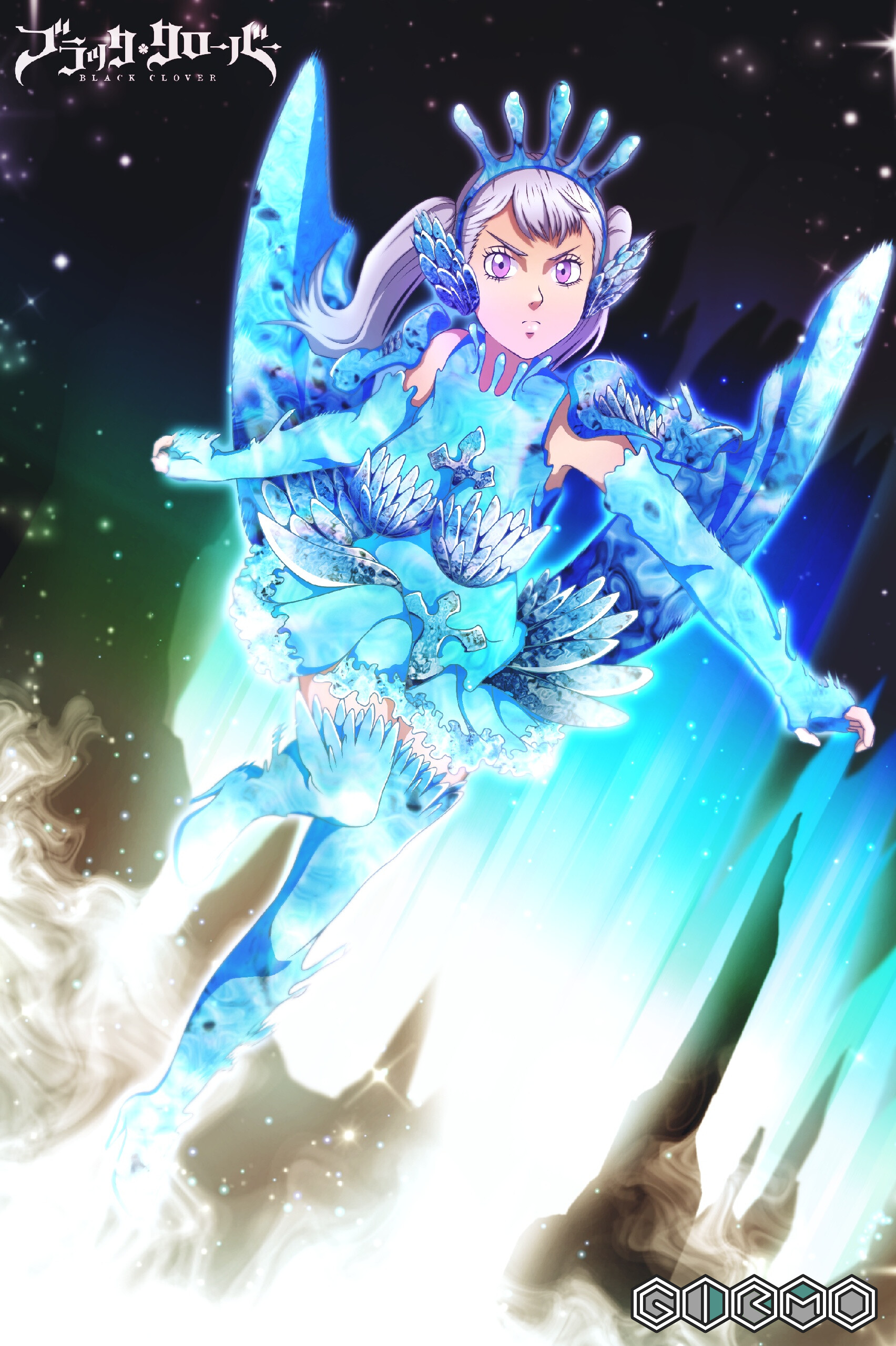 Artstation Noelle Silva Water Armor Black Clover Giomere Girmo Mostoles Noelle silva water creation magic valkyrie armor. artstation noelle silva water armor