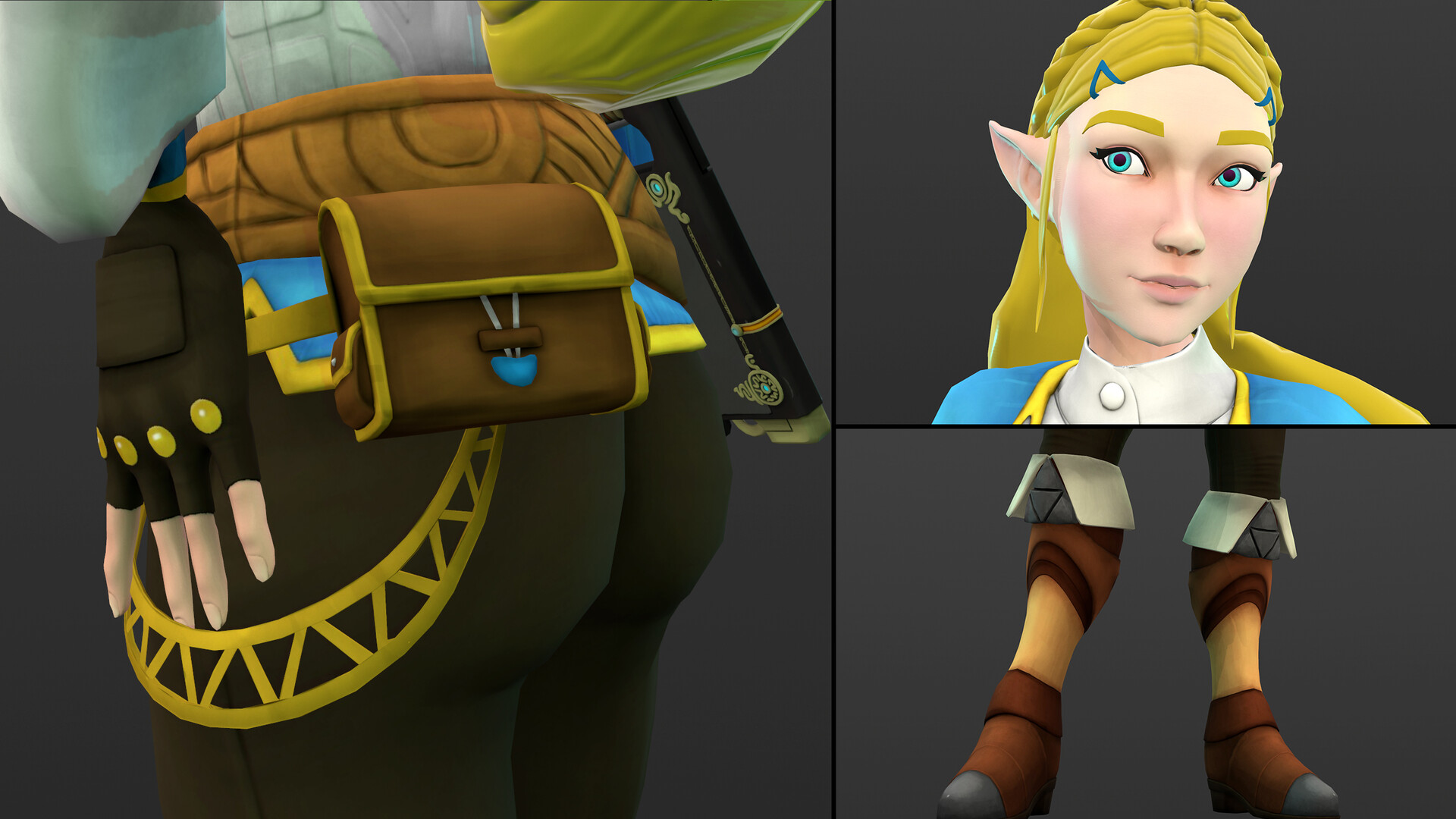 ArtStation - Link - Zelda BOTW Fan Art