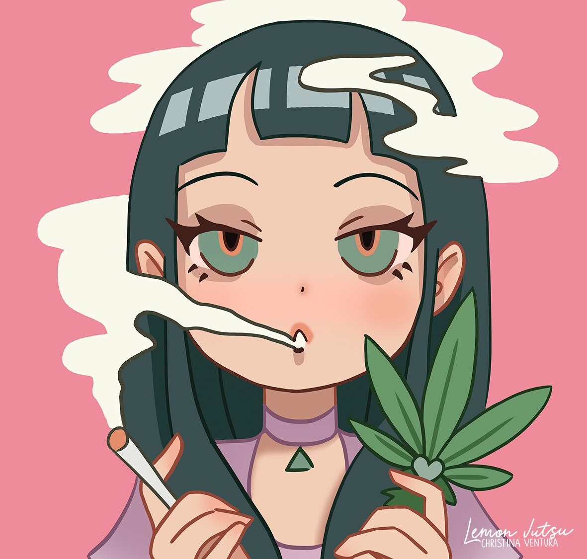 Anime Weed girl.