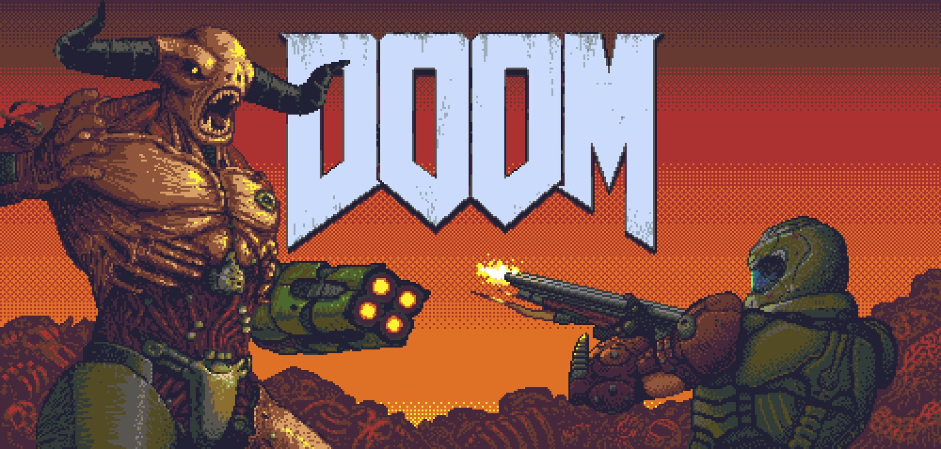 Doom cheap pixel art