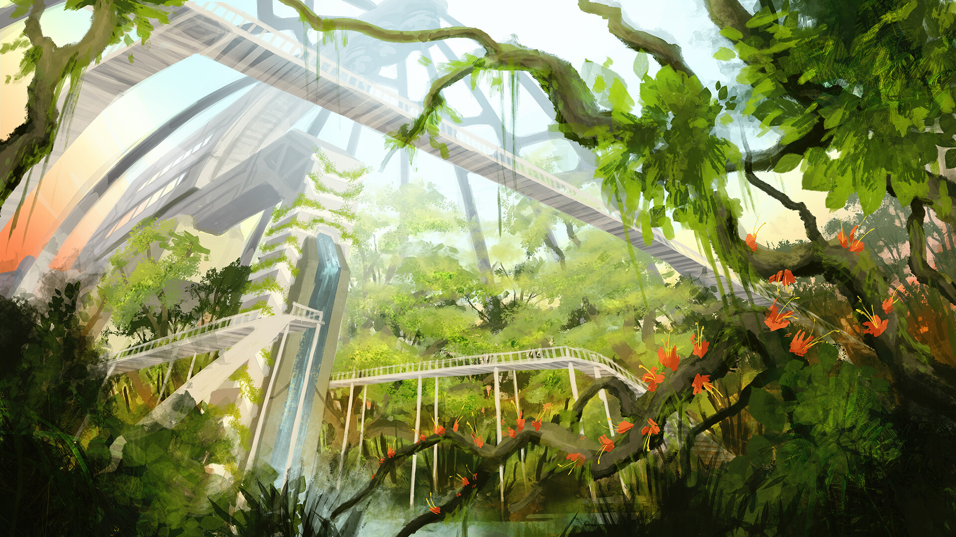 ArtStation Inside The Biodome