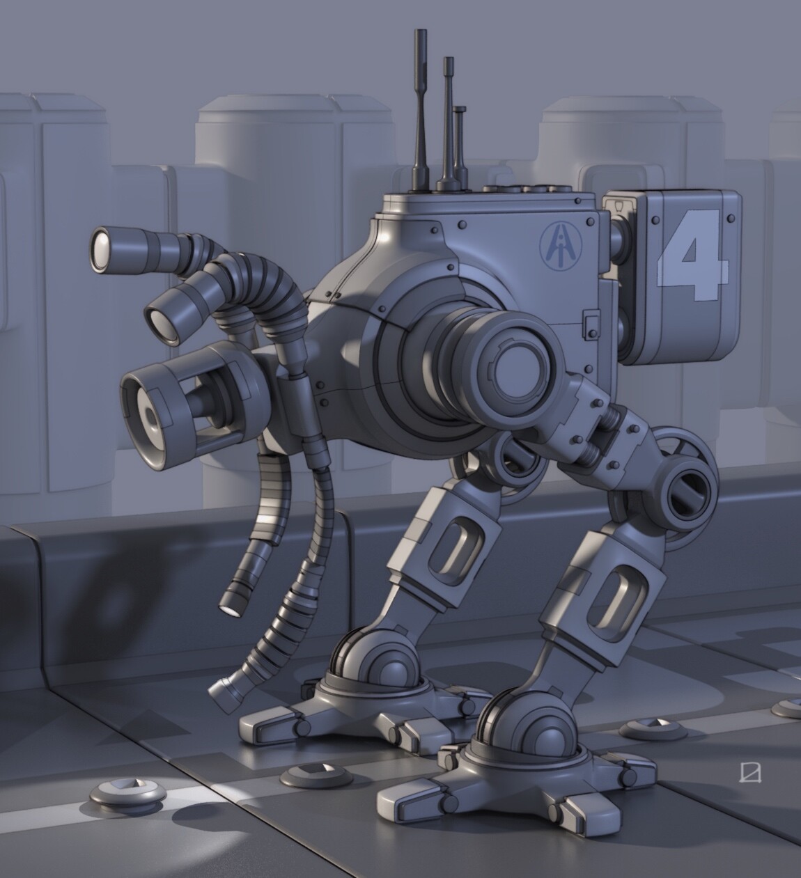 Near Final model, Pre-Texturing