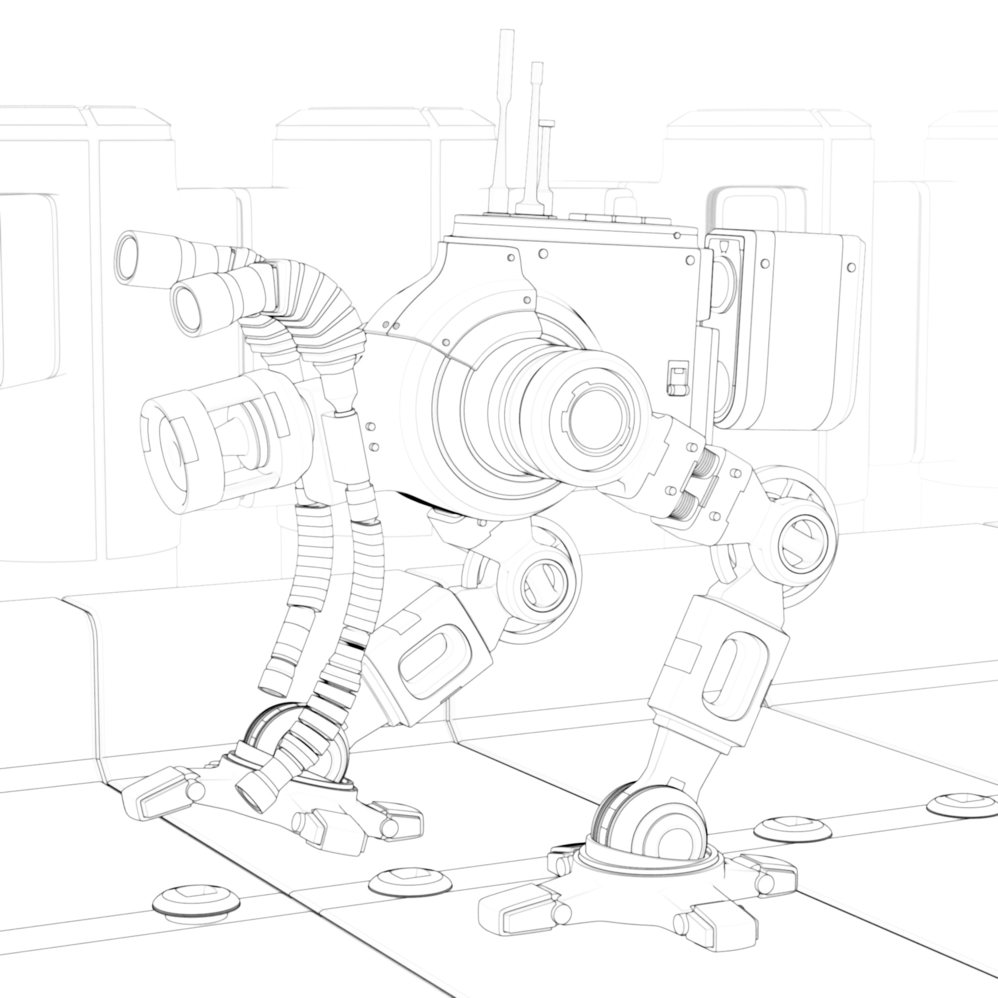 Rendered Outlines 
