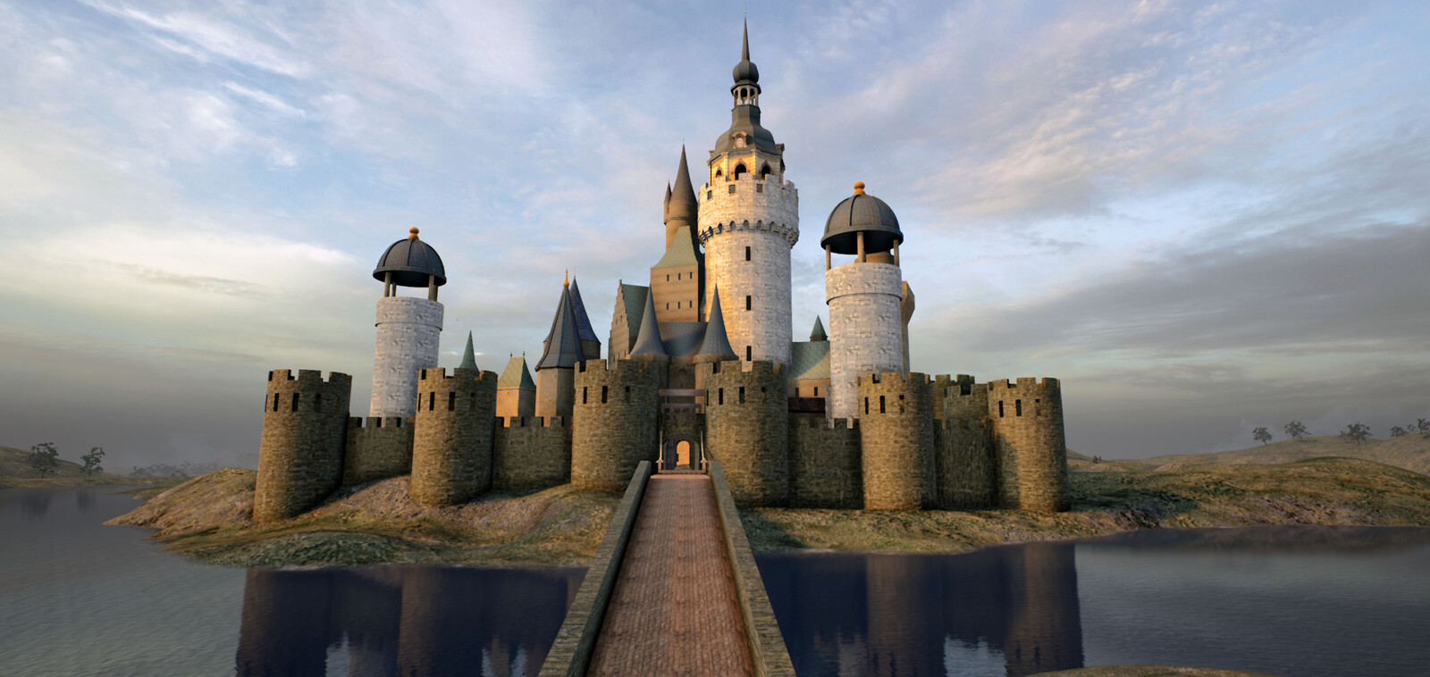 Dhaval Brahmbhatt - Castle of Camelot concept art ue4