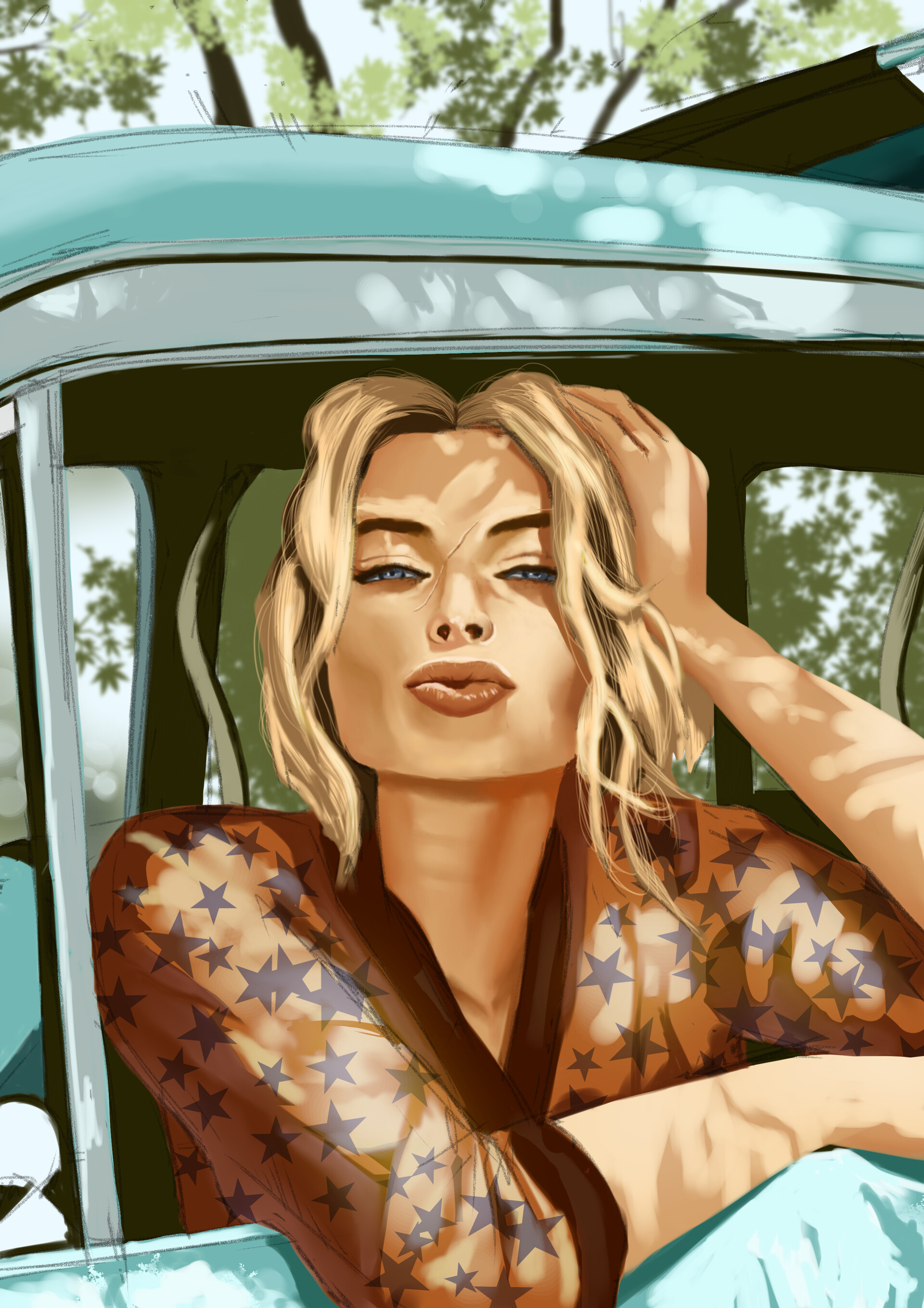 ArtStation - Margot Robbie fanart