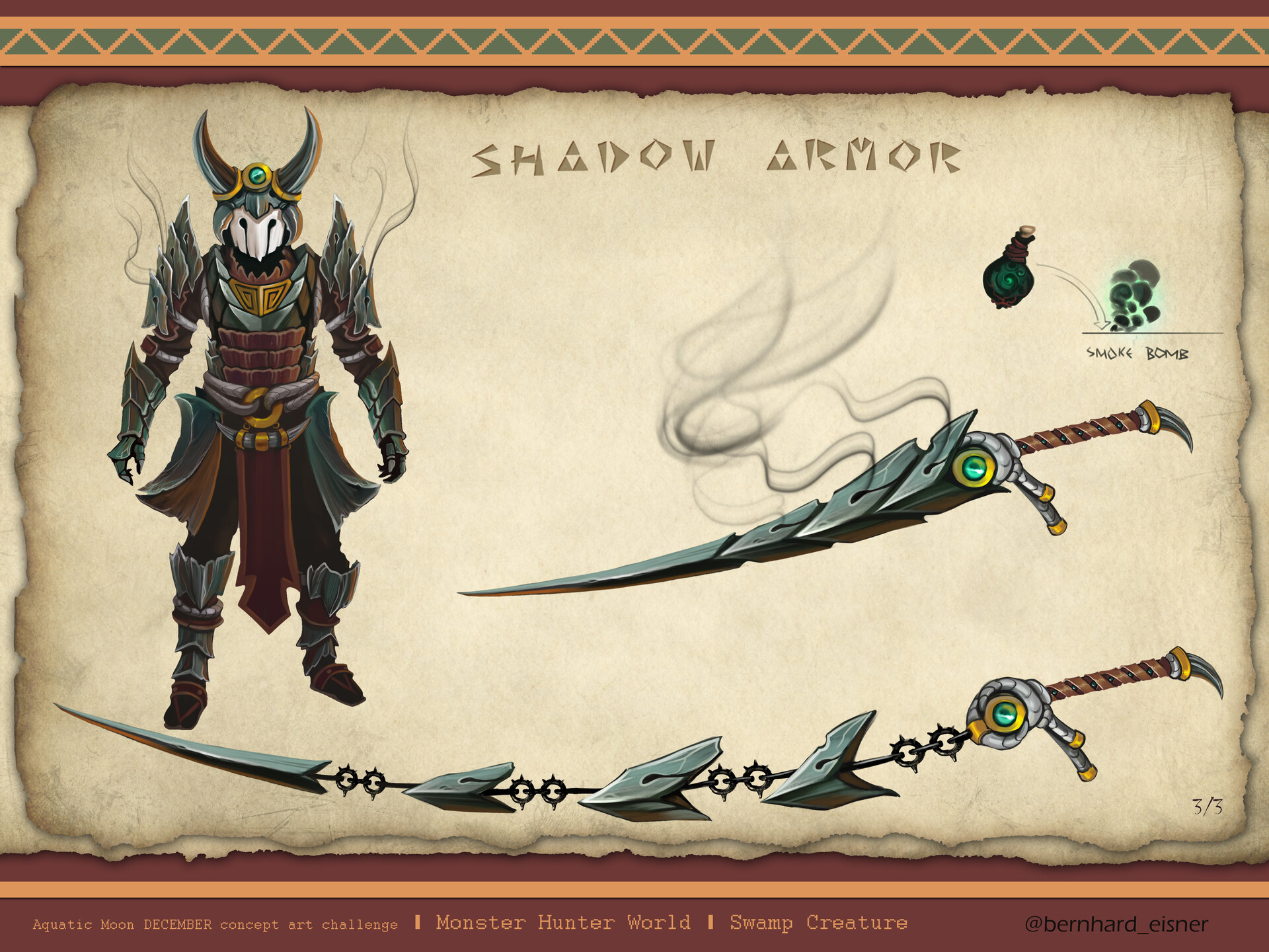 ArtStation - Shadow Wars Monster Illustrations