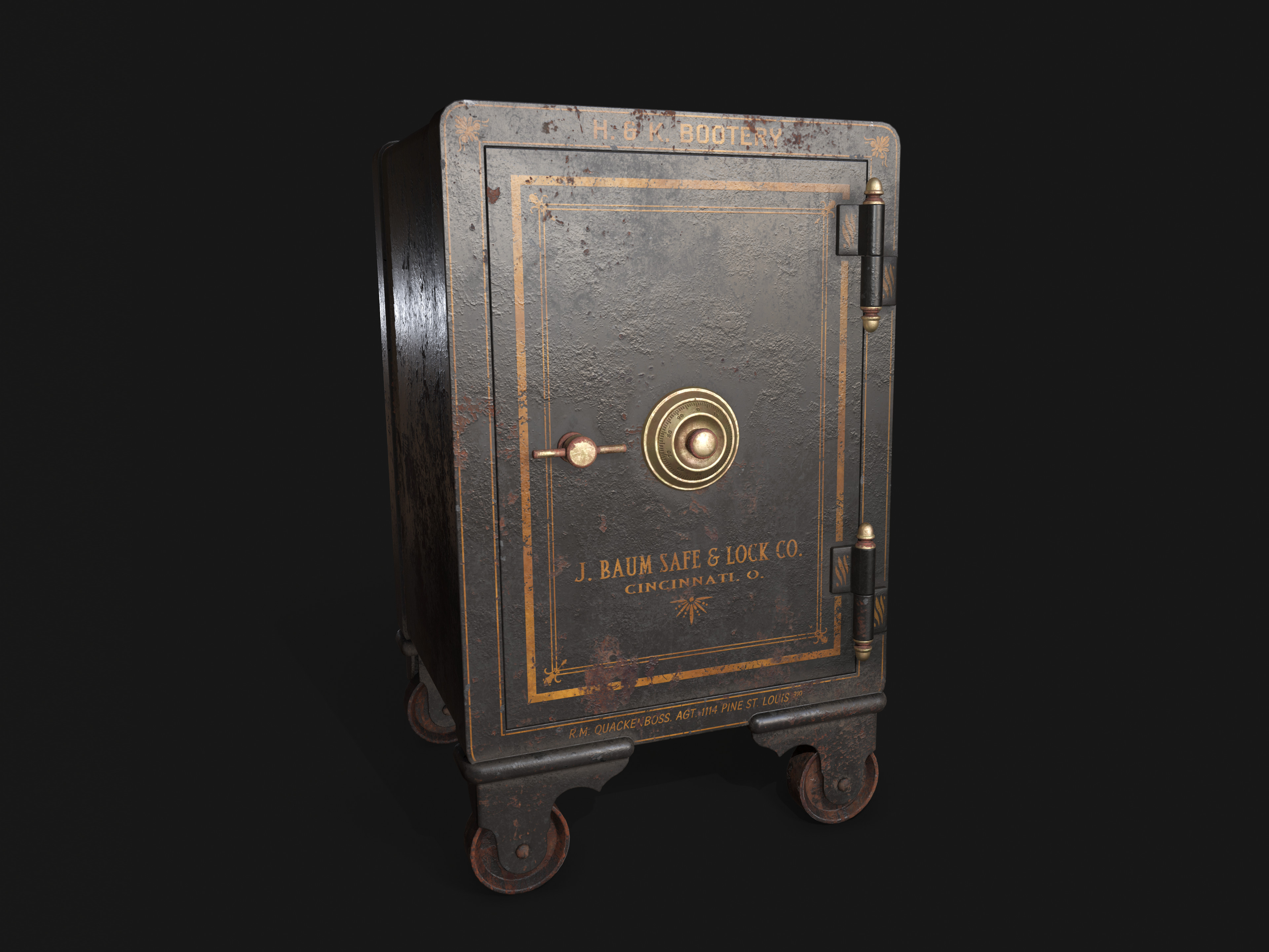 Artstation Antique J Baum Safe Miklos Arato Artstation Antique J Baum Safe Miklos Arato