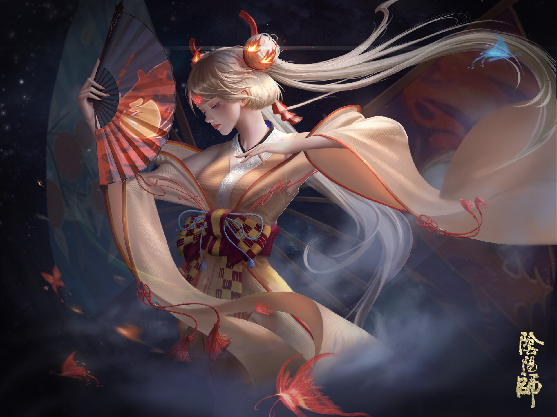 黄秋 阴阳师不知火同人 黄秋 阴阳师不知火同人