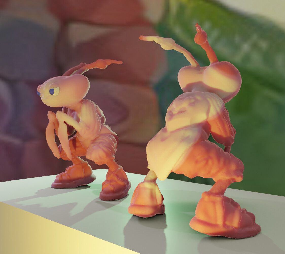 Orchid Mantis sculpt detail