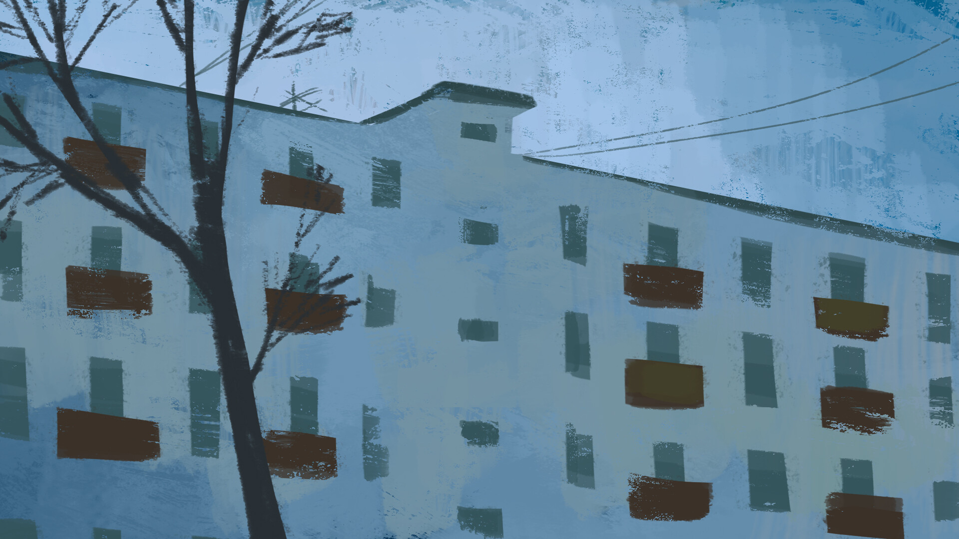 ArtStation - view through my window