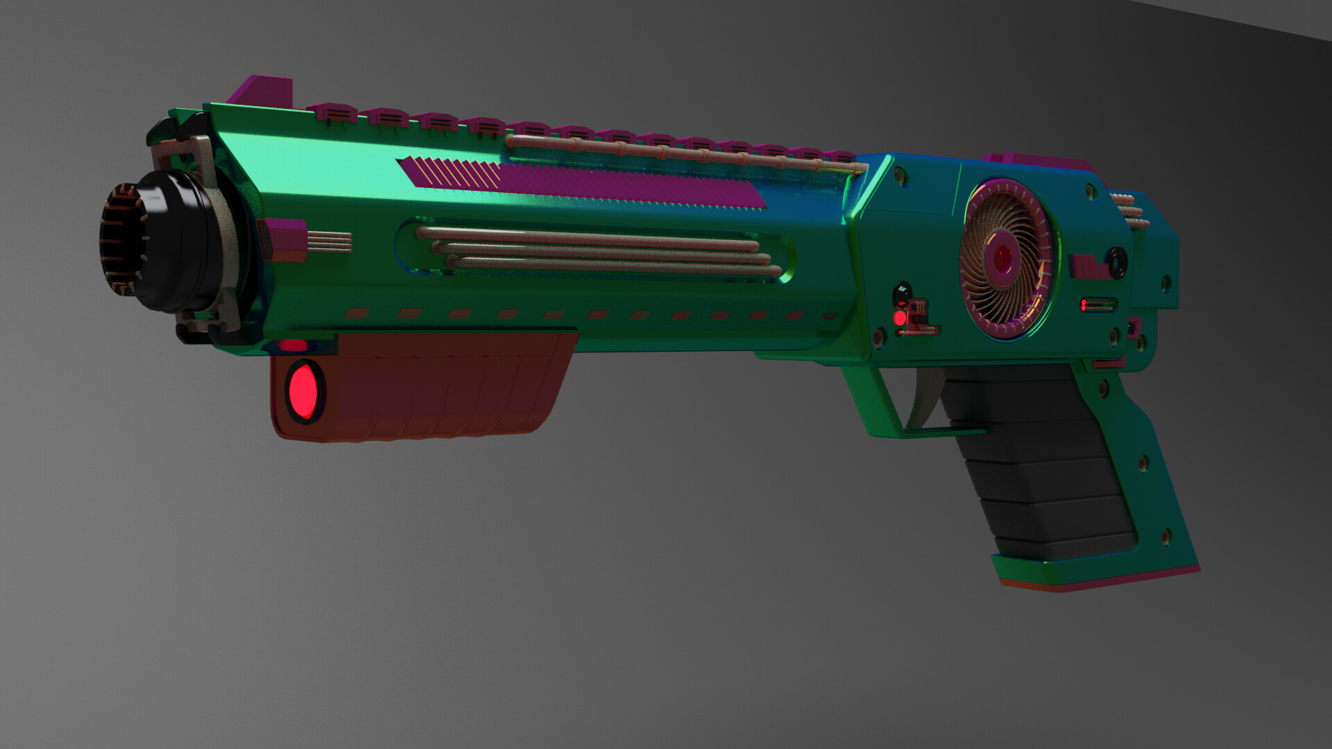 ArtStation - Energy or Plasma pistol from the future