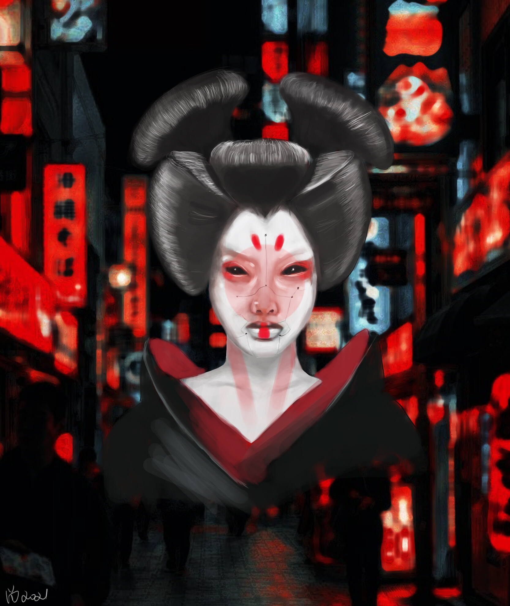 ArtStation Fan art Ghost in Shell