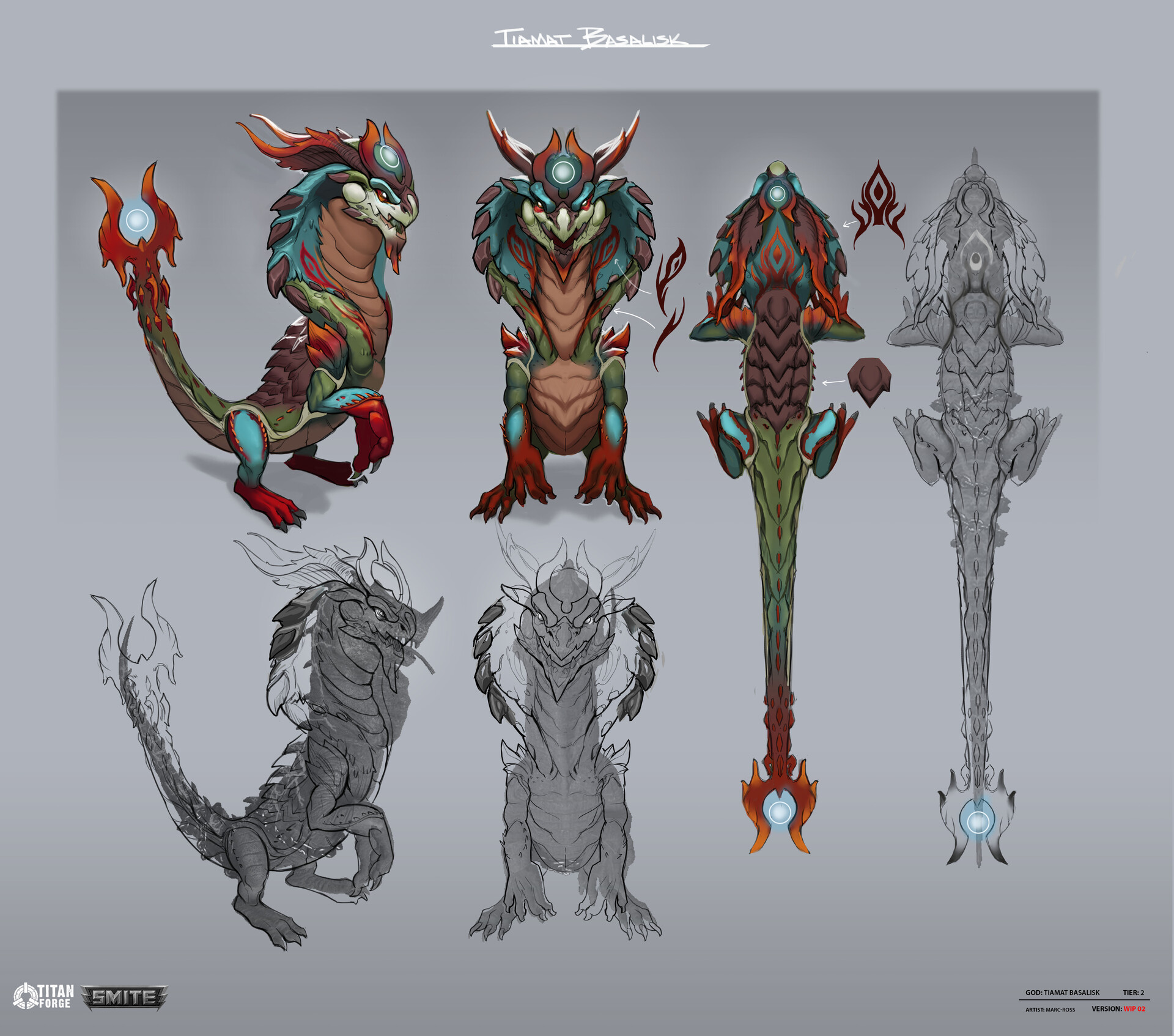 Artstation Basalisk Tiamat Minion Smite Marc Ross Michaud However, in doing so she reshapes the world in her own image. basalisk tiamat minion smite marc