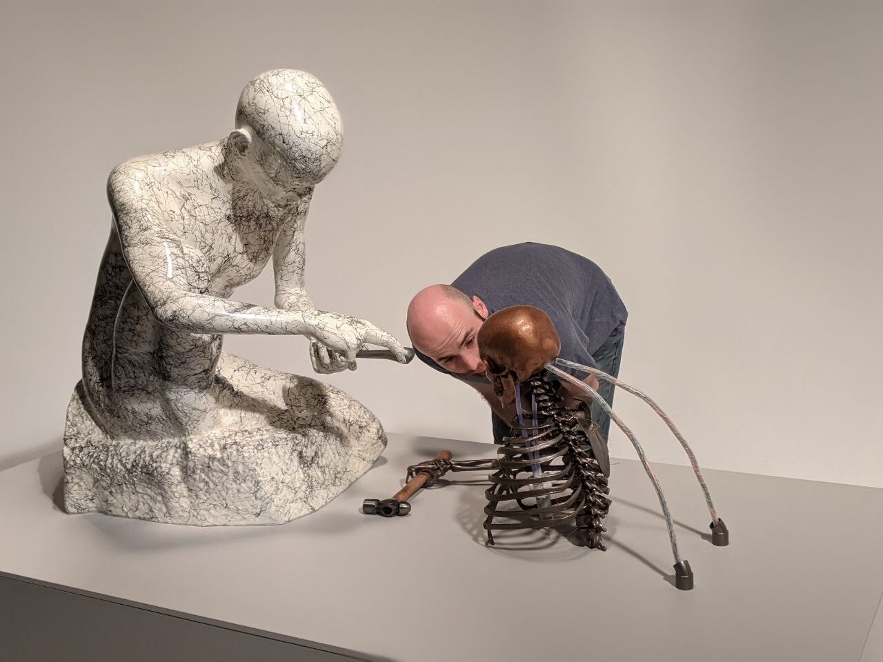 Final inspection before installing at the New Zealand Academy of Fine Arts for Solo49