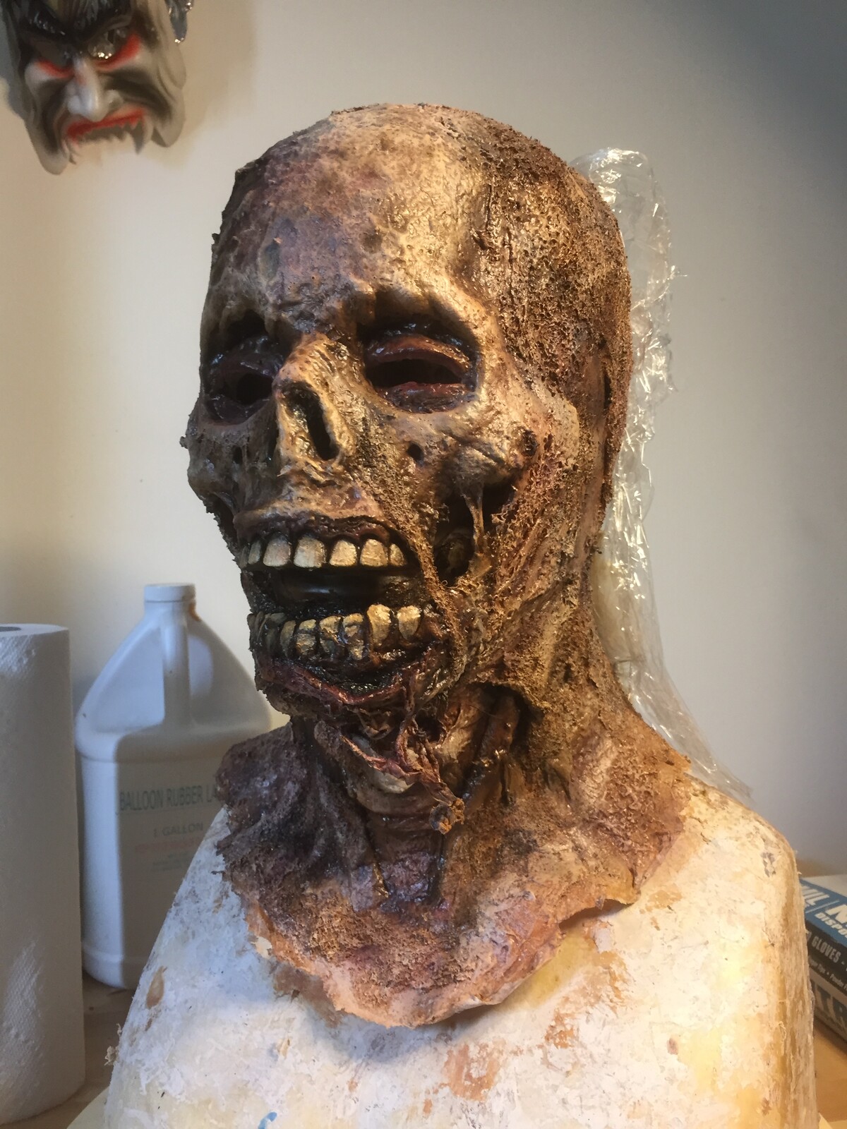 Fabricated Zombie Mask (Cotton Latex)