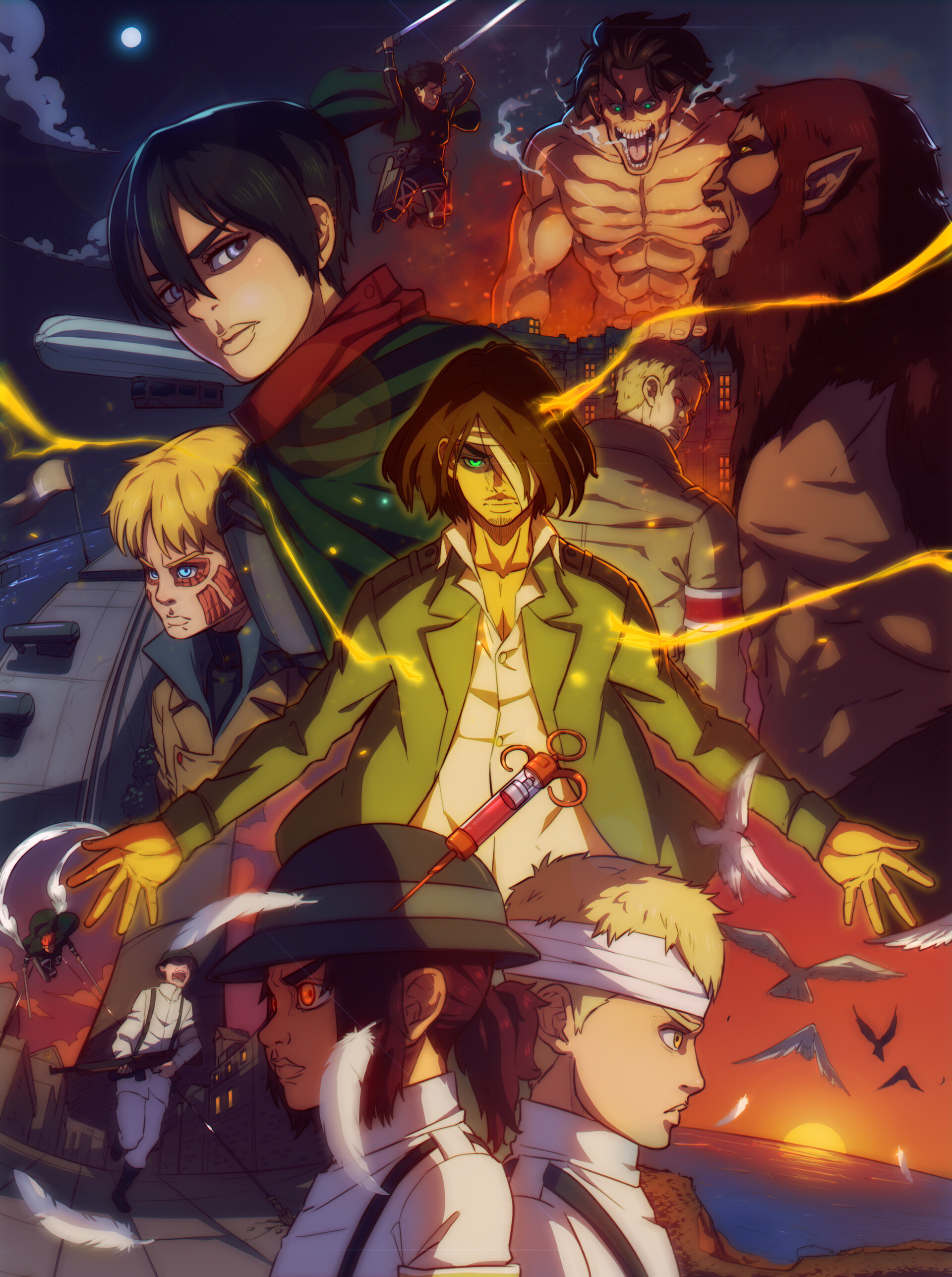 Snk Saison 5 Date De Sortie ArtStation - Shingeki no Kyojin ( SnK ) Final Saison , jucoss