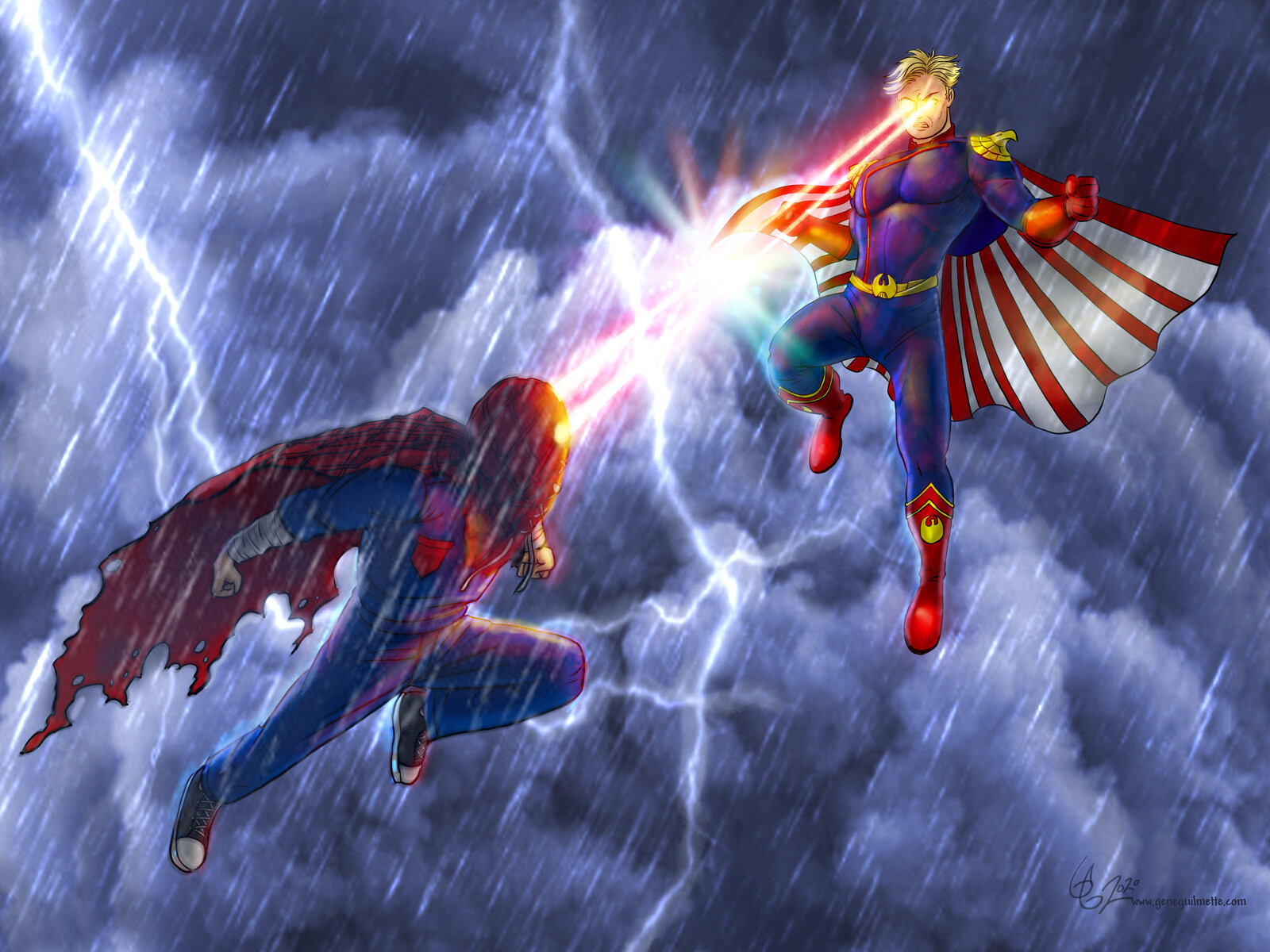 Artstation Line It Is Drawn Brightburn Vs Homelander Gene Guilmette Artstation Line It Is Drawn Brightburn Vs Homelander Gene Guilmette