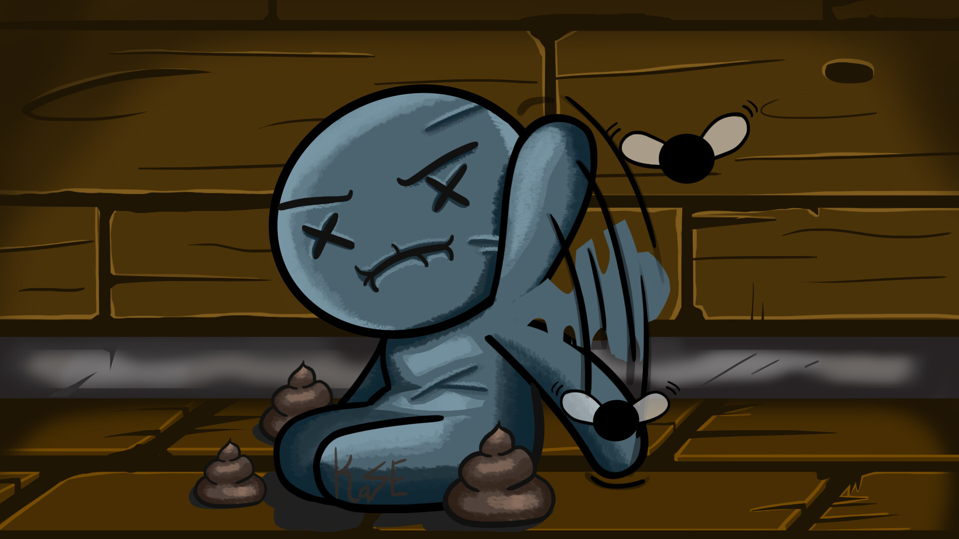 Artstation Or Blue Baby From The Binding Of Isaac Carolina Salas