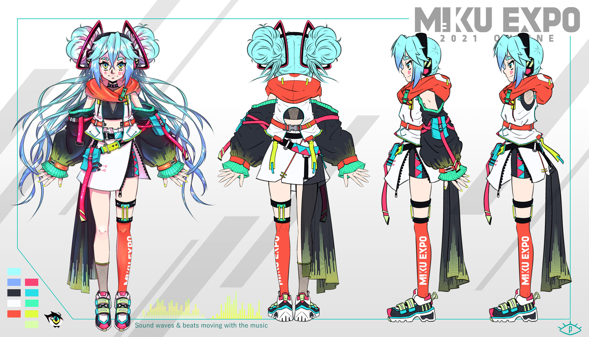 Alice Leclerc MIKU EXPO Costume design contest entry