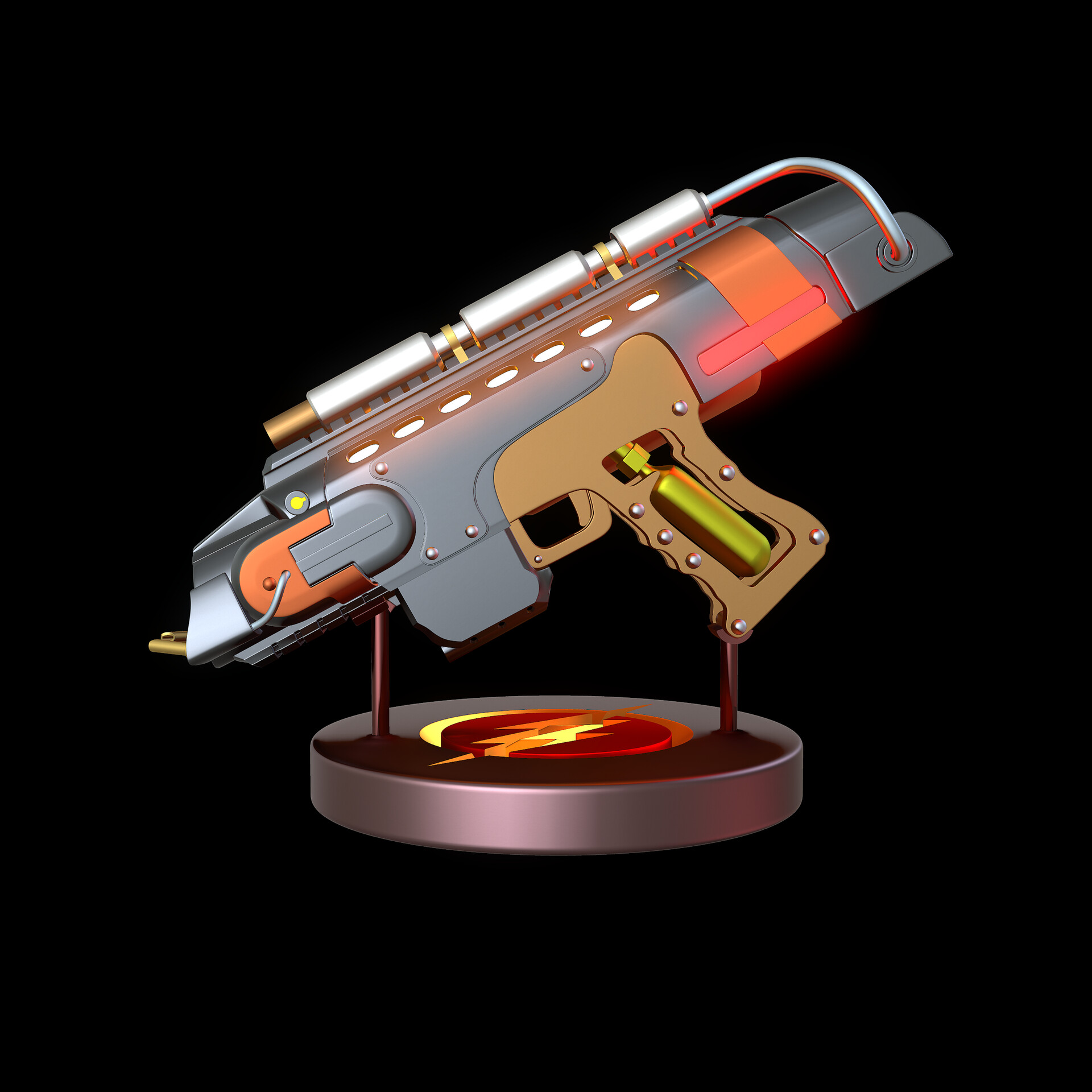 ArtStation The Flash CW Heat Wave Gun