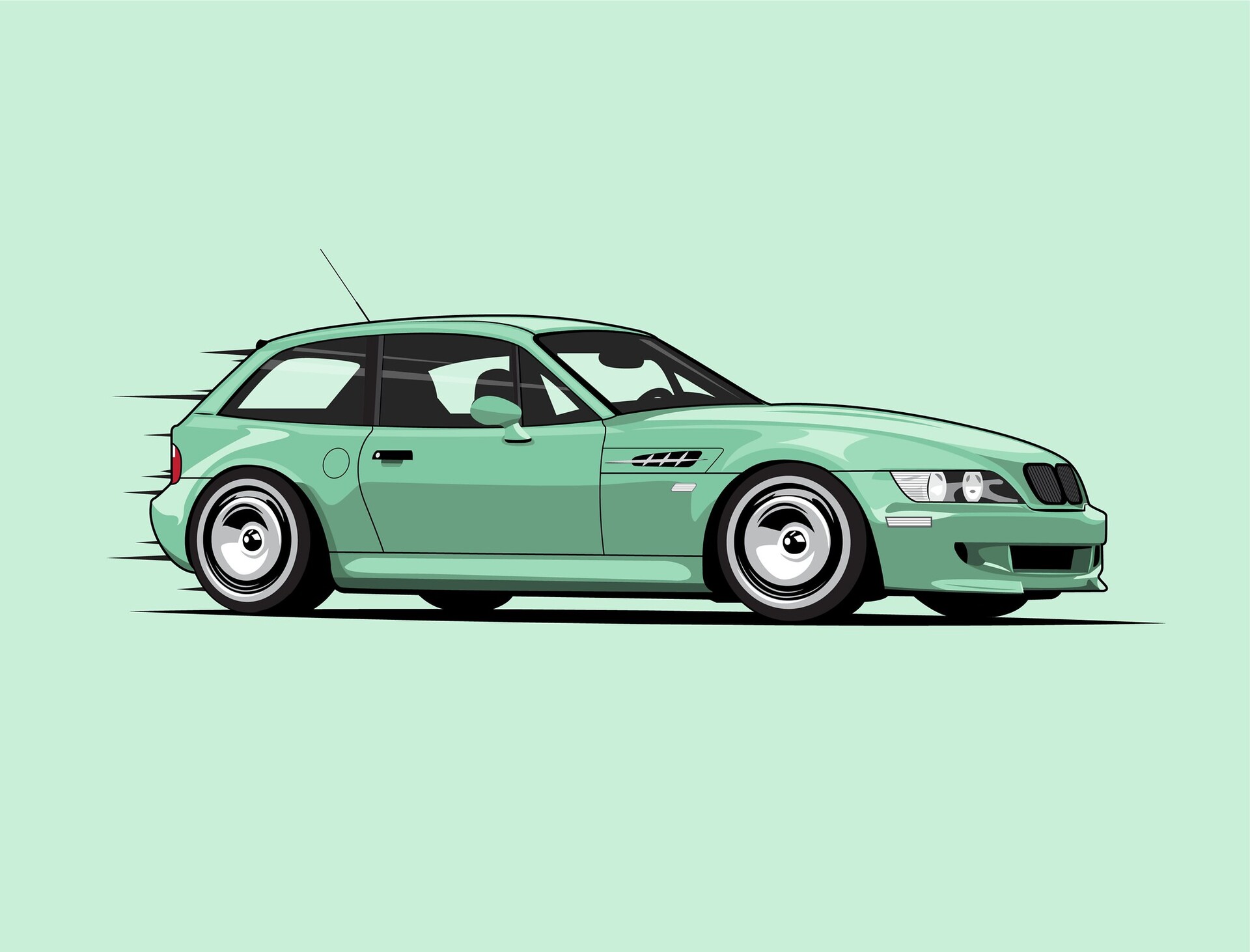 ArtStation - Z3 M Coupe At Speed