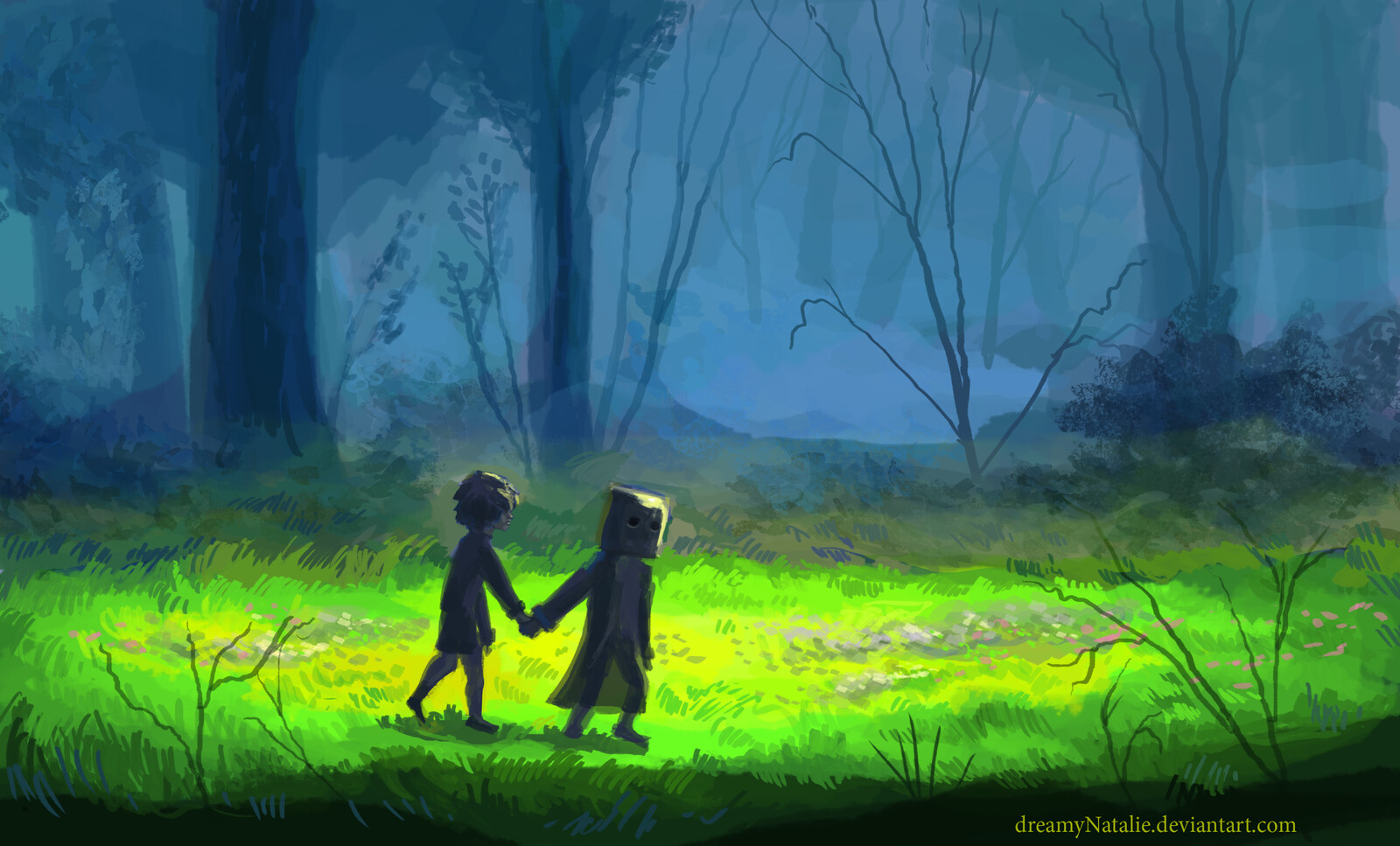 Artstation Six And Mono Little Nightmares 2 Natalia Bokova Six jealous | little nightmares fanart, anime, runaway kids. mono little nightmares 2 natalia bokova