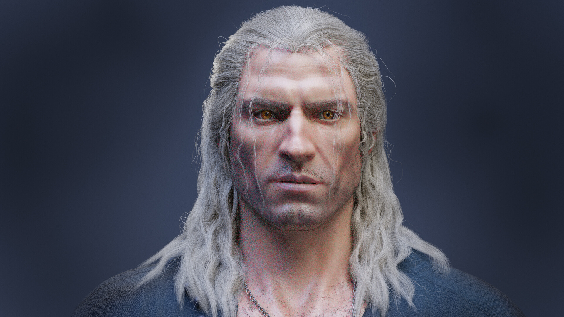 ArtStation - The Witcher - Realistic Character 100% Blender