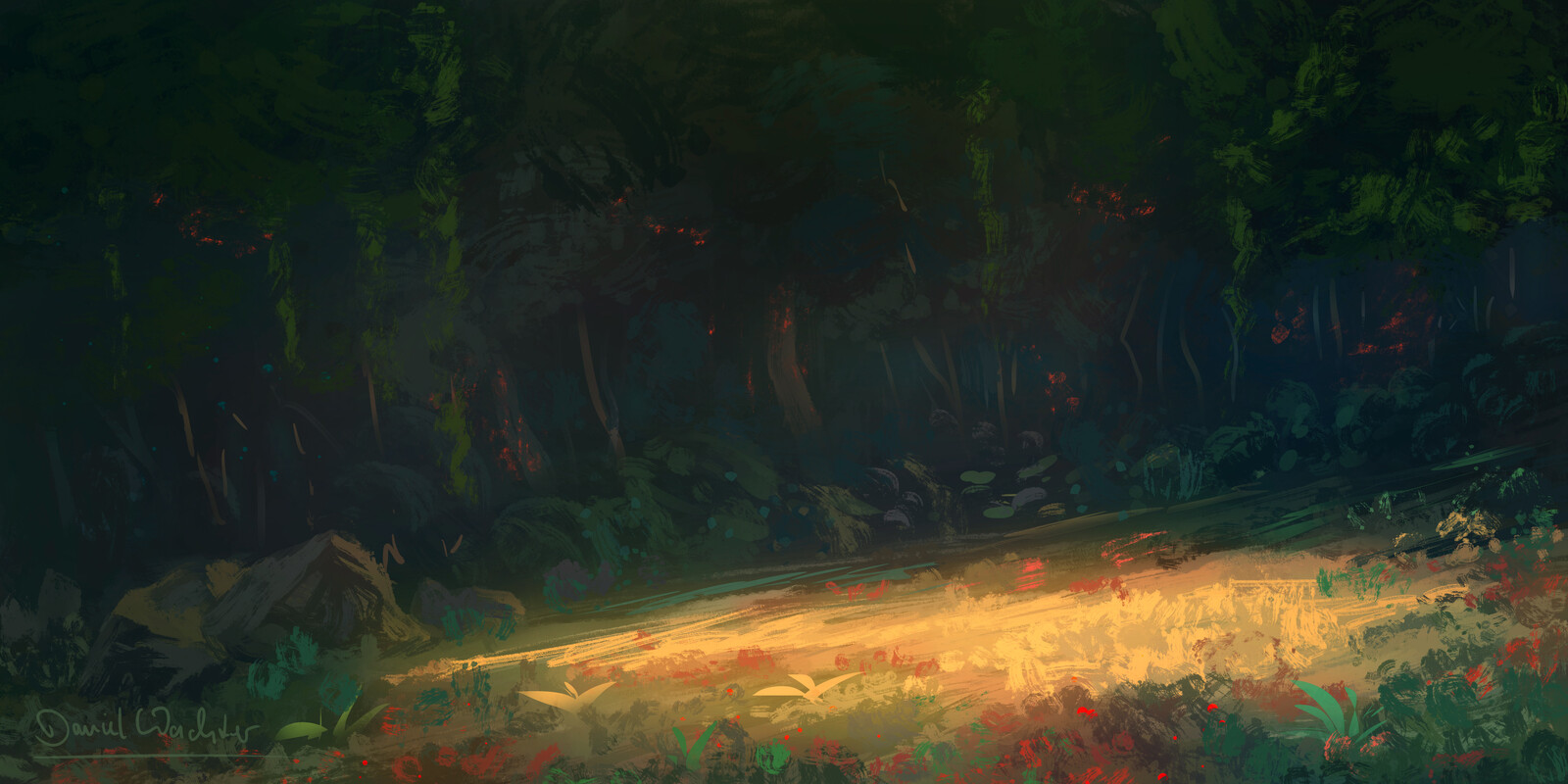 Environment Sketch 2 - Forest