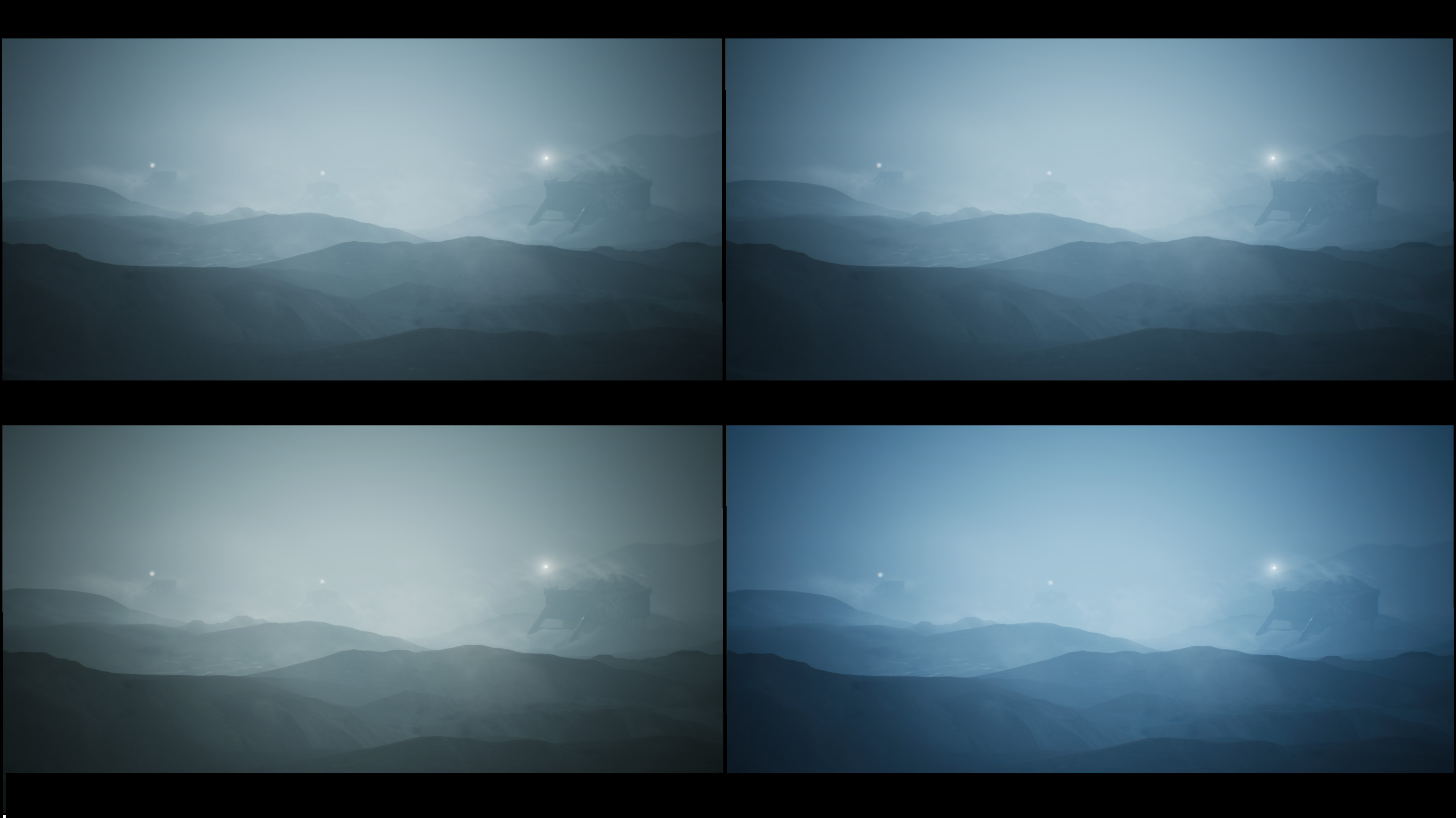 A collage of a few different grades I experimented with.