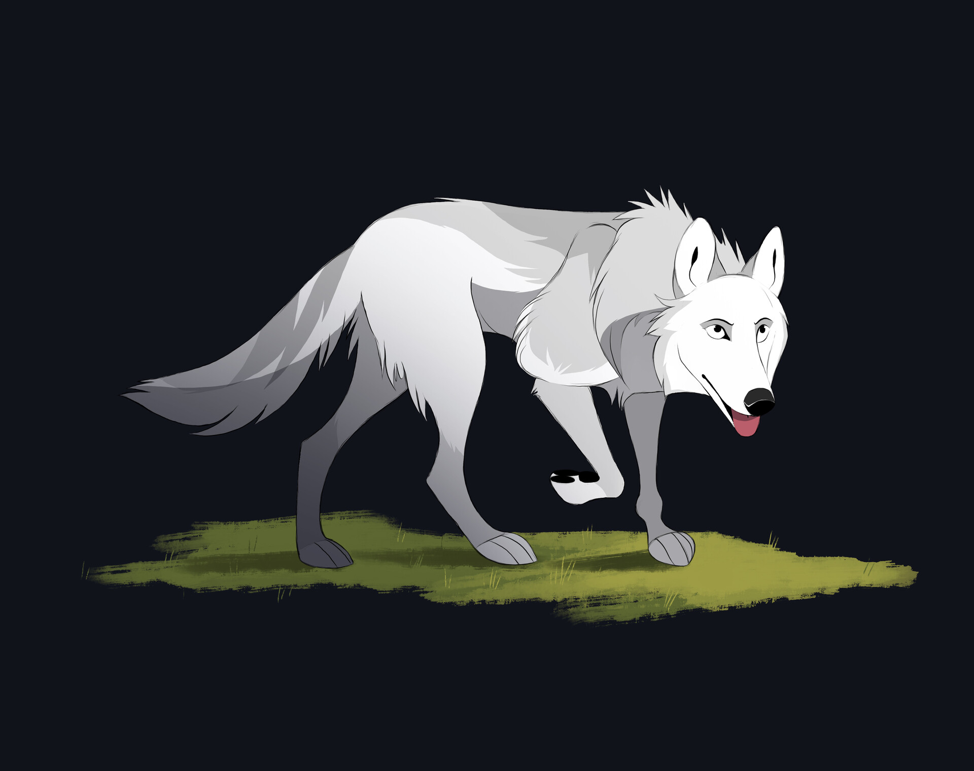 ArtStation - White wolf, Rachel