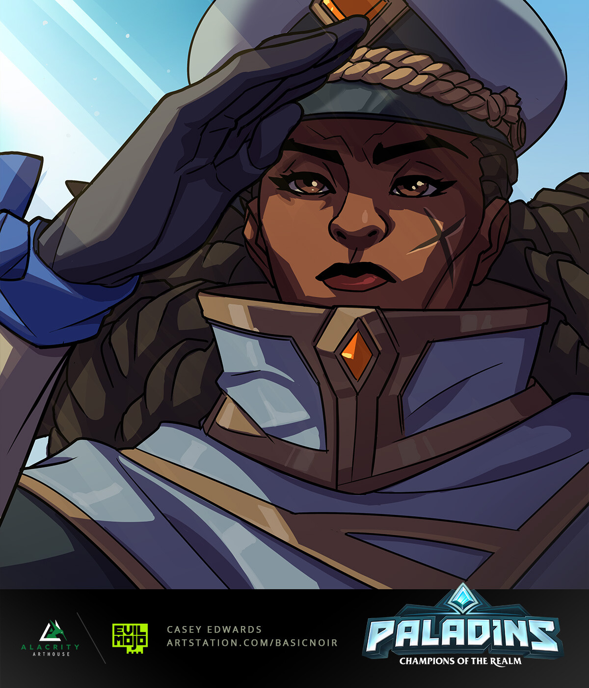 Casey edwards. Octavia Paladins model.