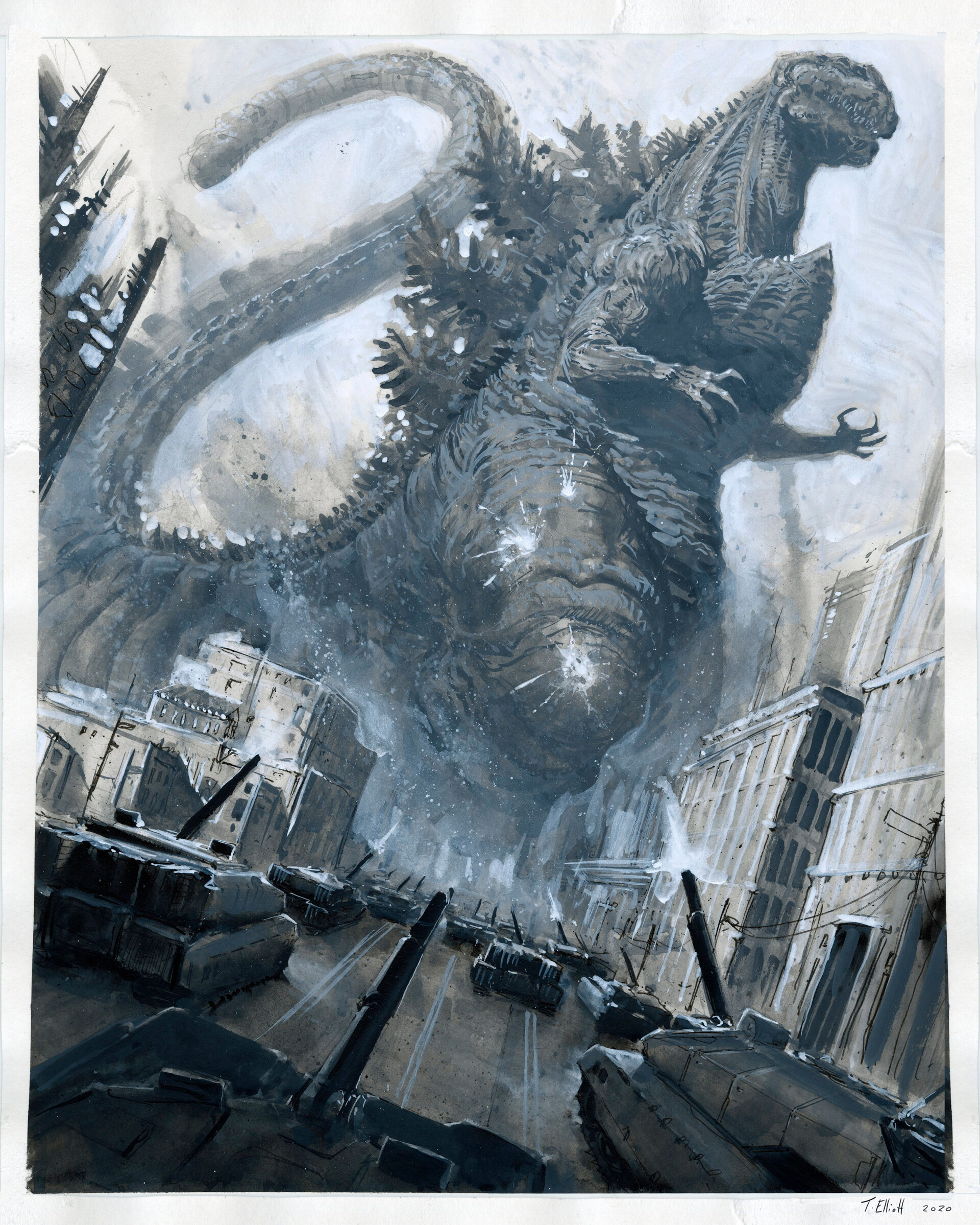 Shin Godzilla by Thomas Elliott : r/ImaginaryBehemoths
