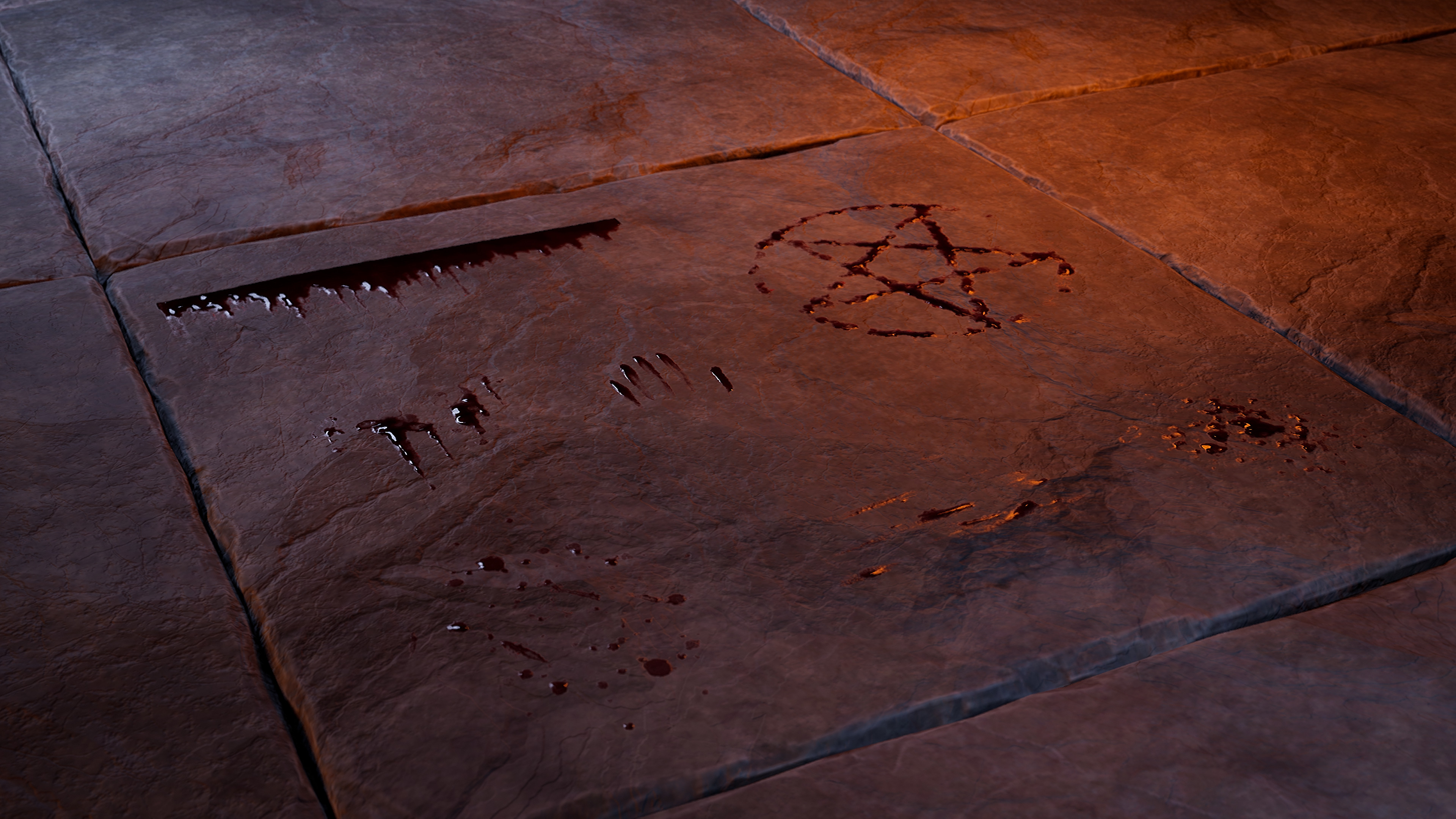 Blood Decals to use within set dressing blueprint and general set dressing. 