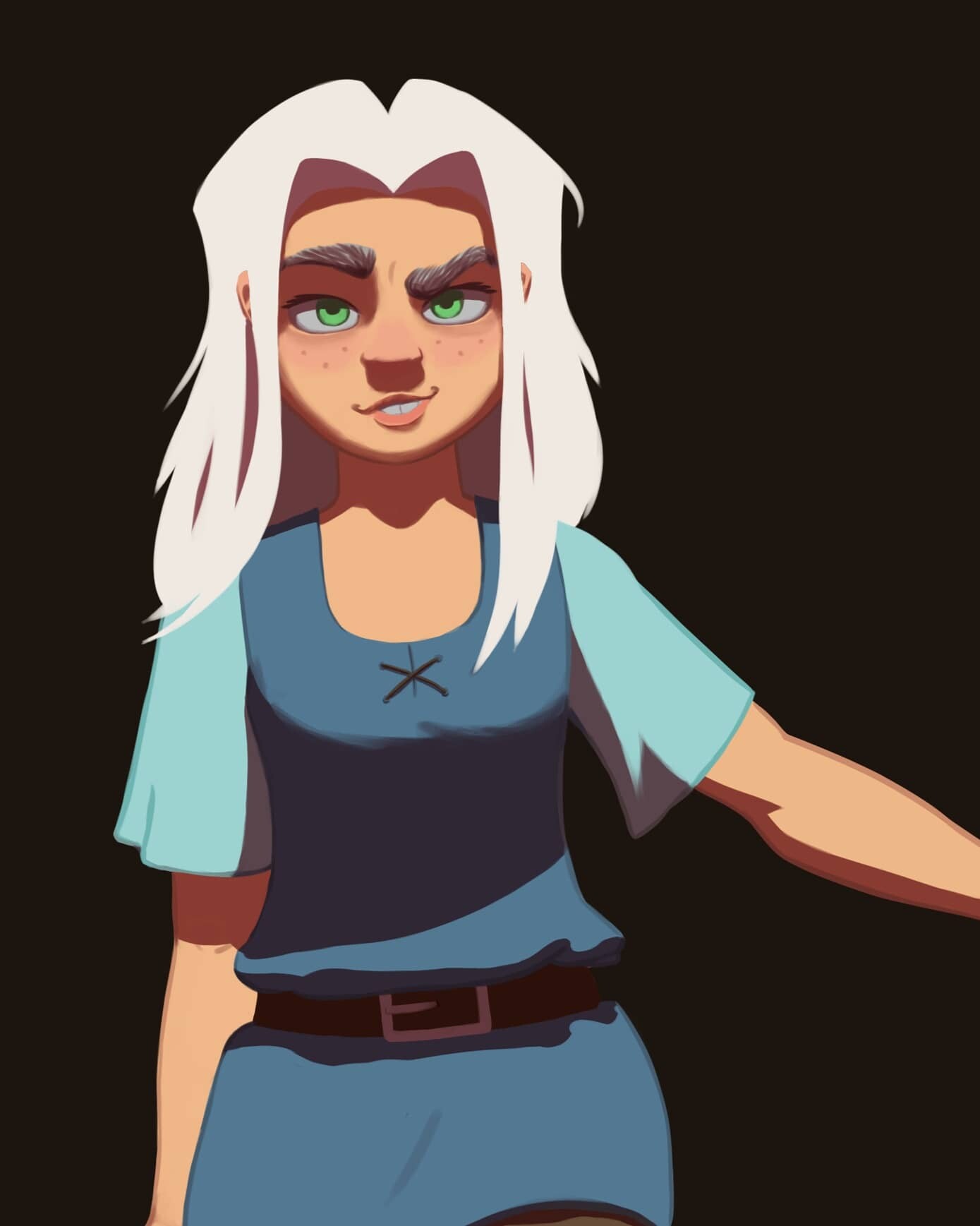 ArtStation Tiabeanie Concept from Disenchantment