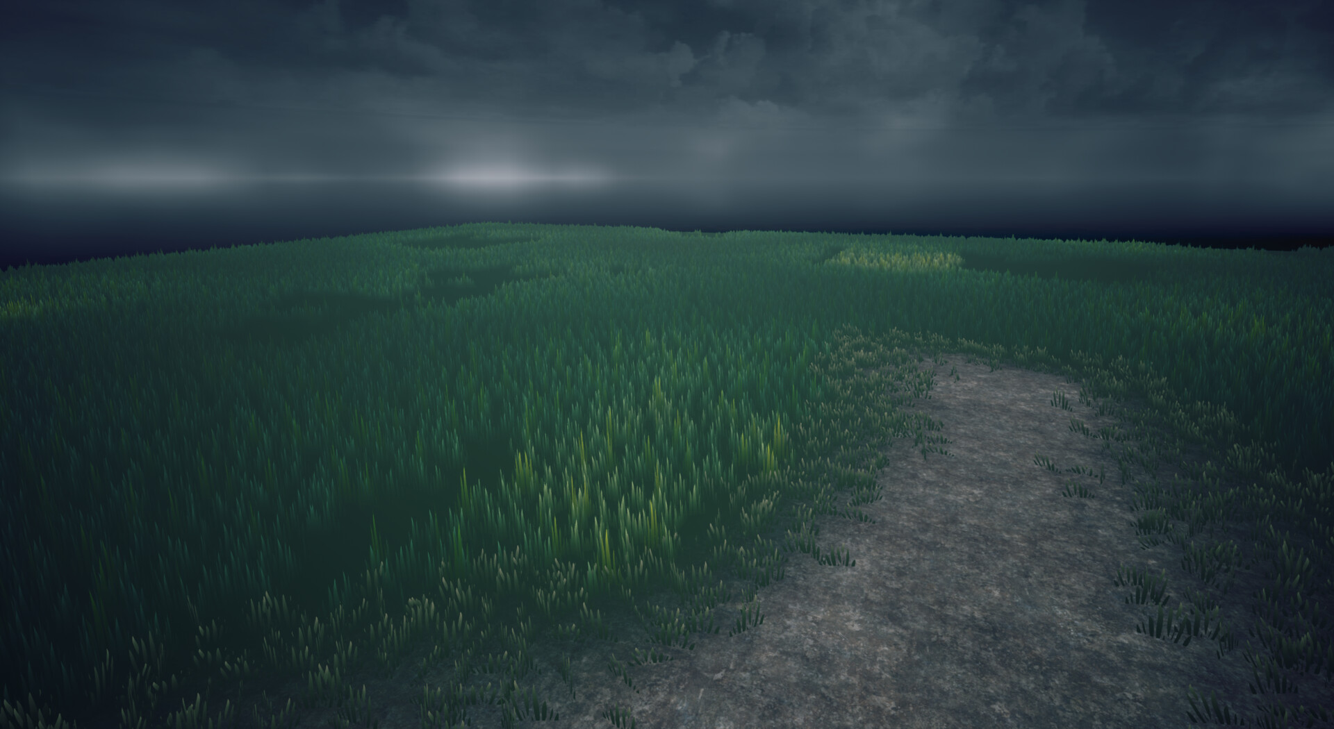 ArtStation - Procedural Stylized Landscape + Grass Breakdown