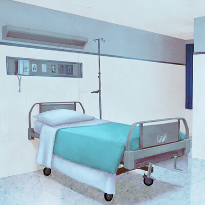 Claire leslie hospital room