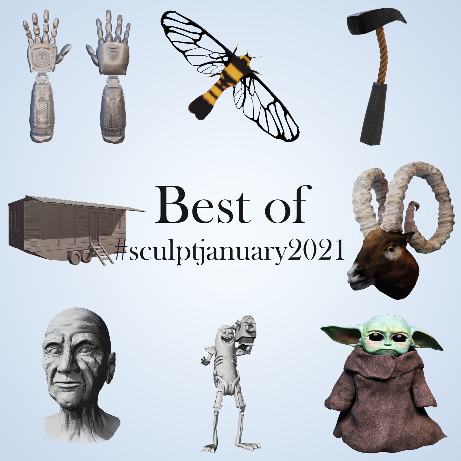 best of #sculptjanuary2021
