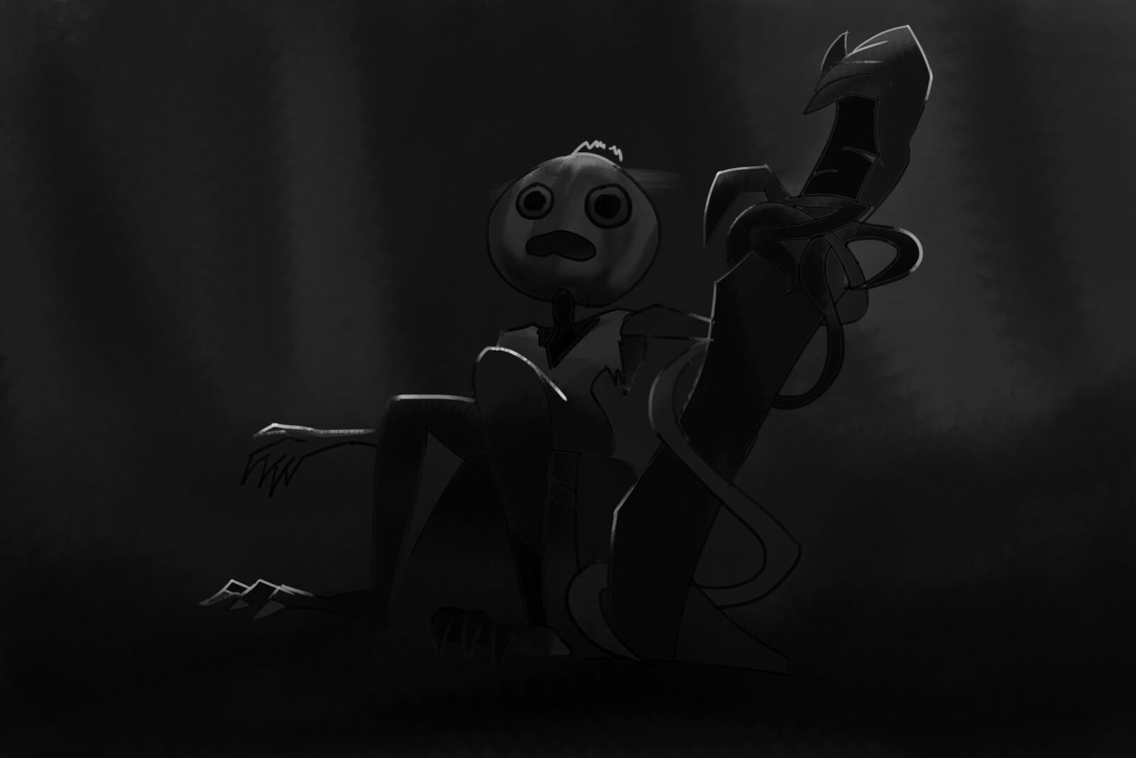 Dark + Weapon