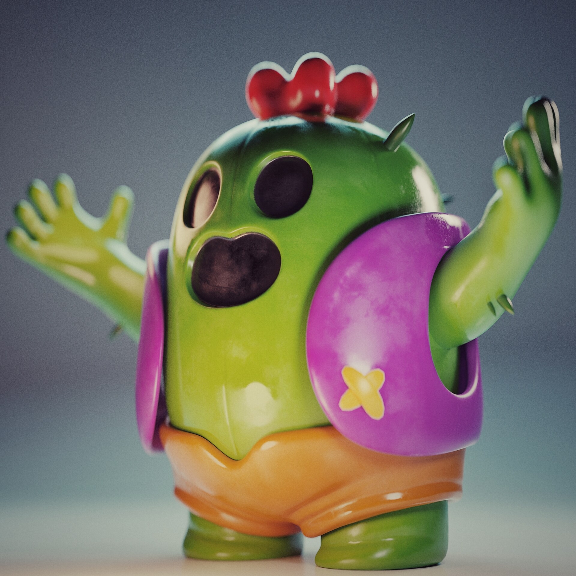 Official Brawl Stars Spike Cactus Action Figure