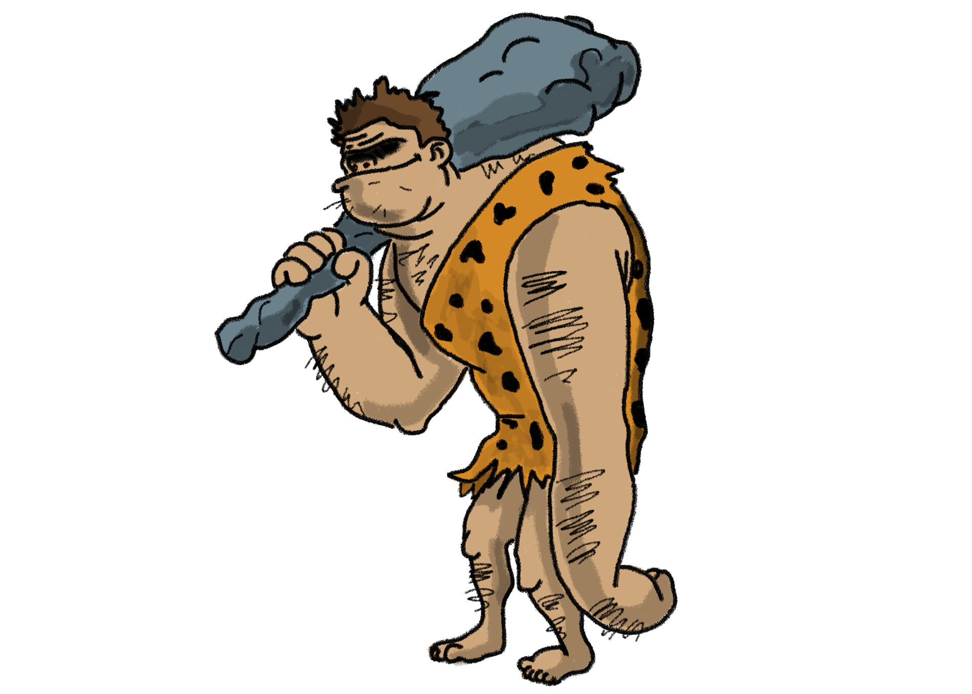 ArtStation - Caveman Cartoon