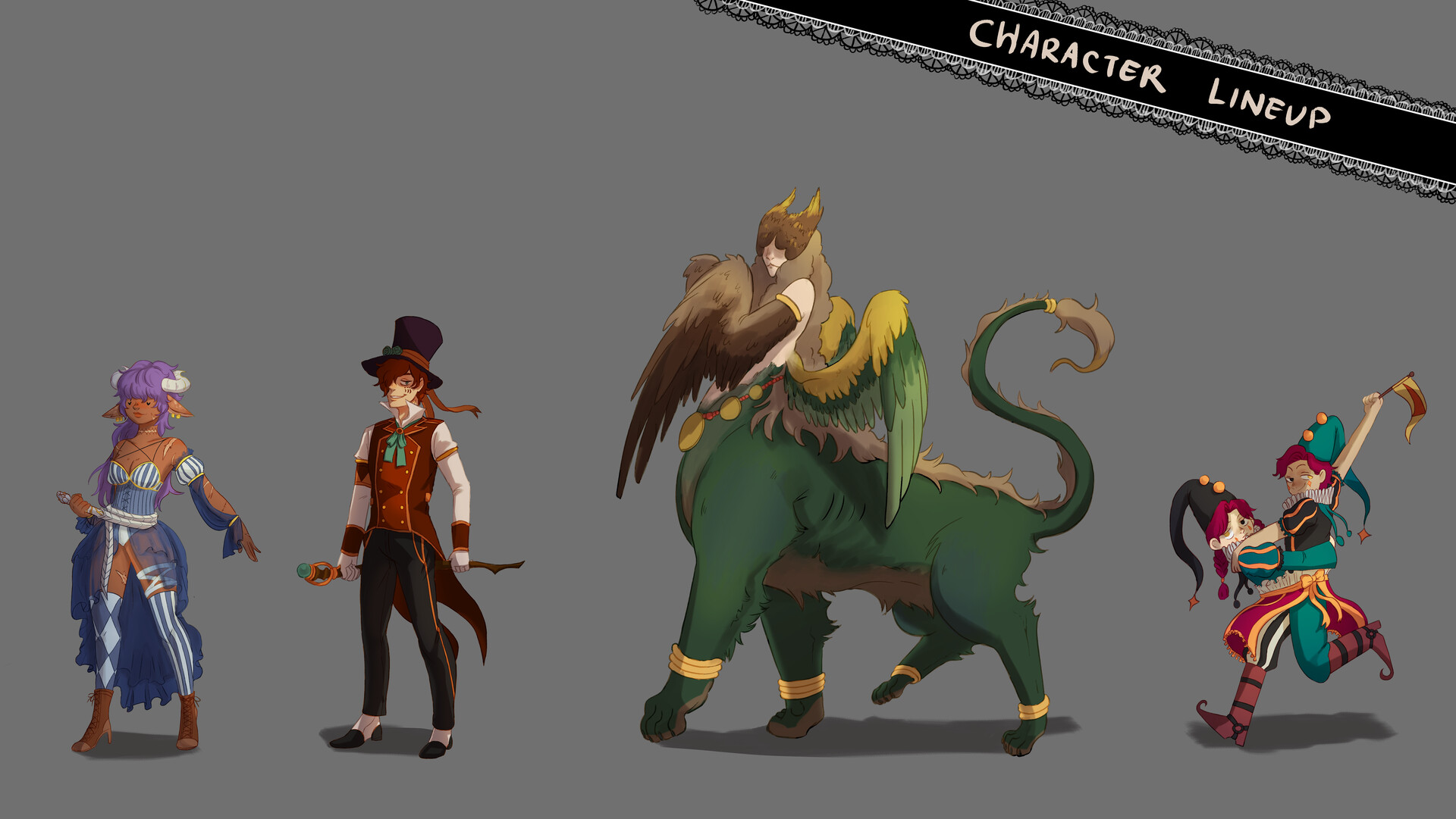 ArtStation - Circus crew / Character design