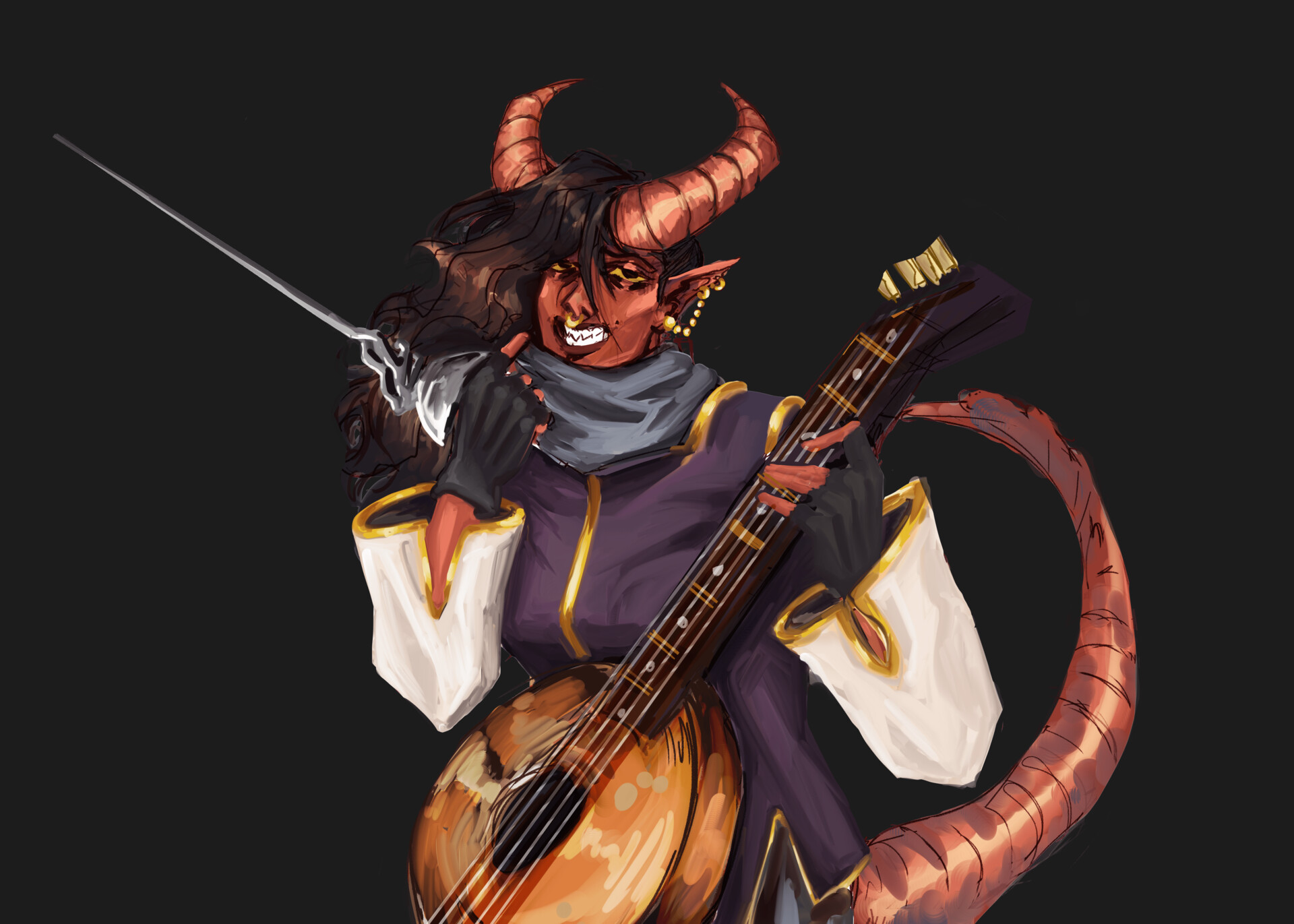 ArtStation TheDiceBox DnD Character Commission Piper, Lia and Sparax