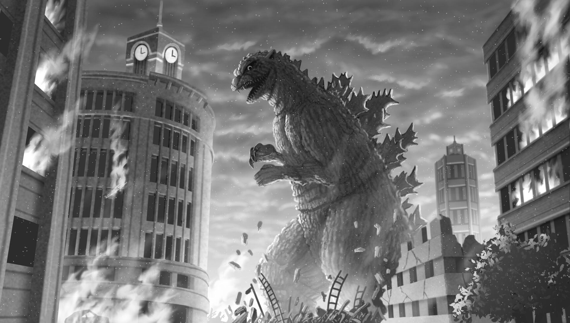ArtStation - Godzilla 1954