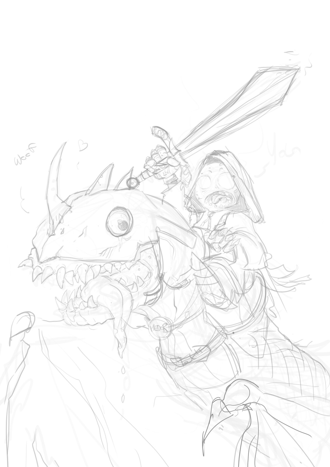 Tiny Nazgul sketch