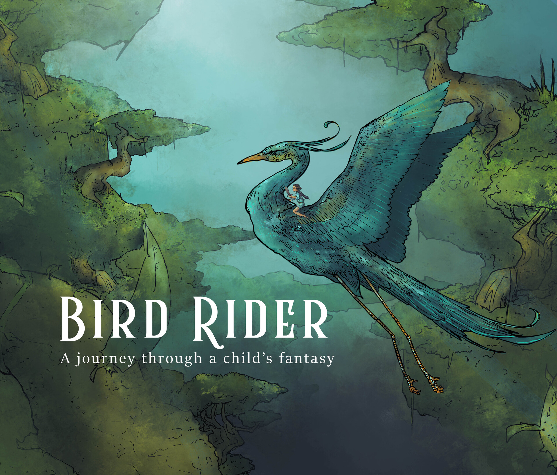 artstation bird rider a journey