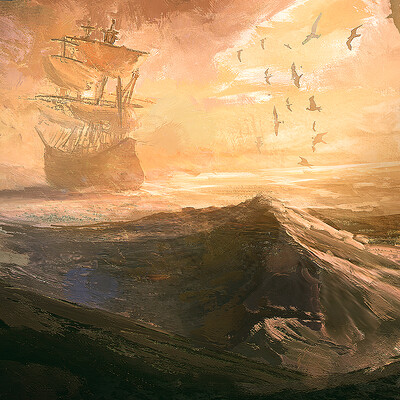 Joseph feely stormy sea resized