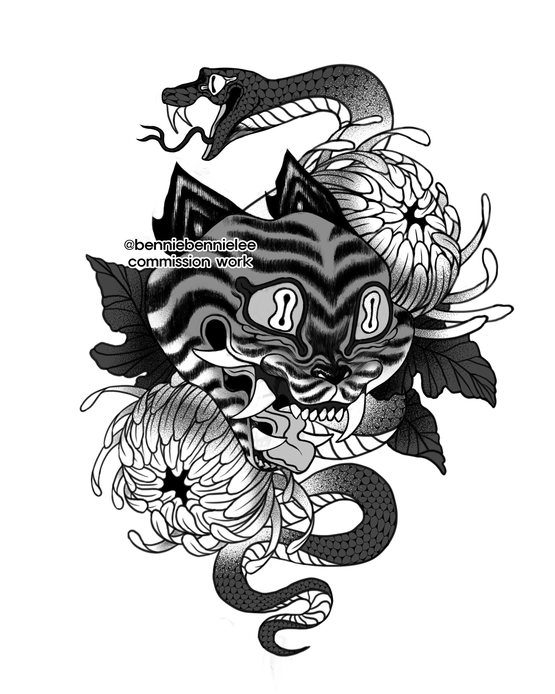 Artstation Tattoo Design Commission Works Roun Lee Artstation Tattoo Design Commission Works Roun Lee